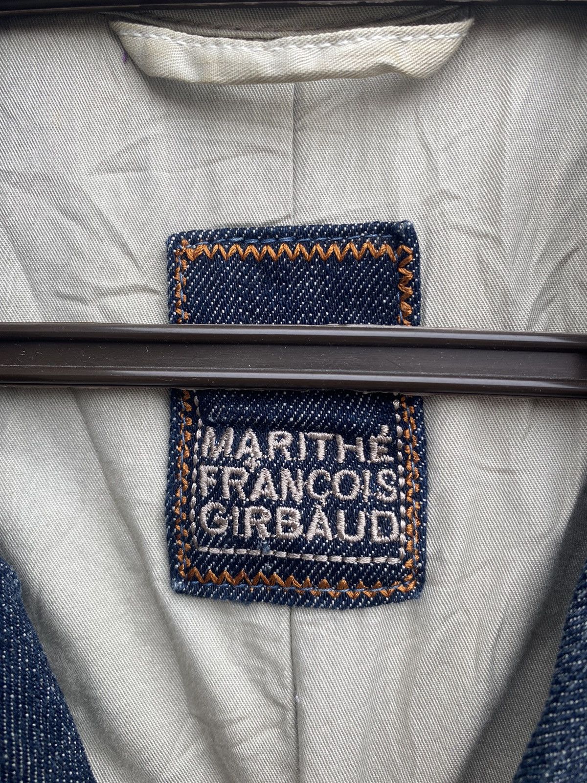 Marithe + Francois Girbaud Rare Marithe Francois Girbaud denim coat jacket Size S / US 4 / IT 40 - 5 Thumbnail