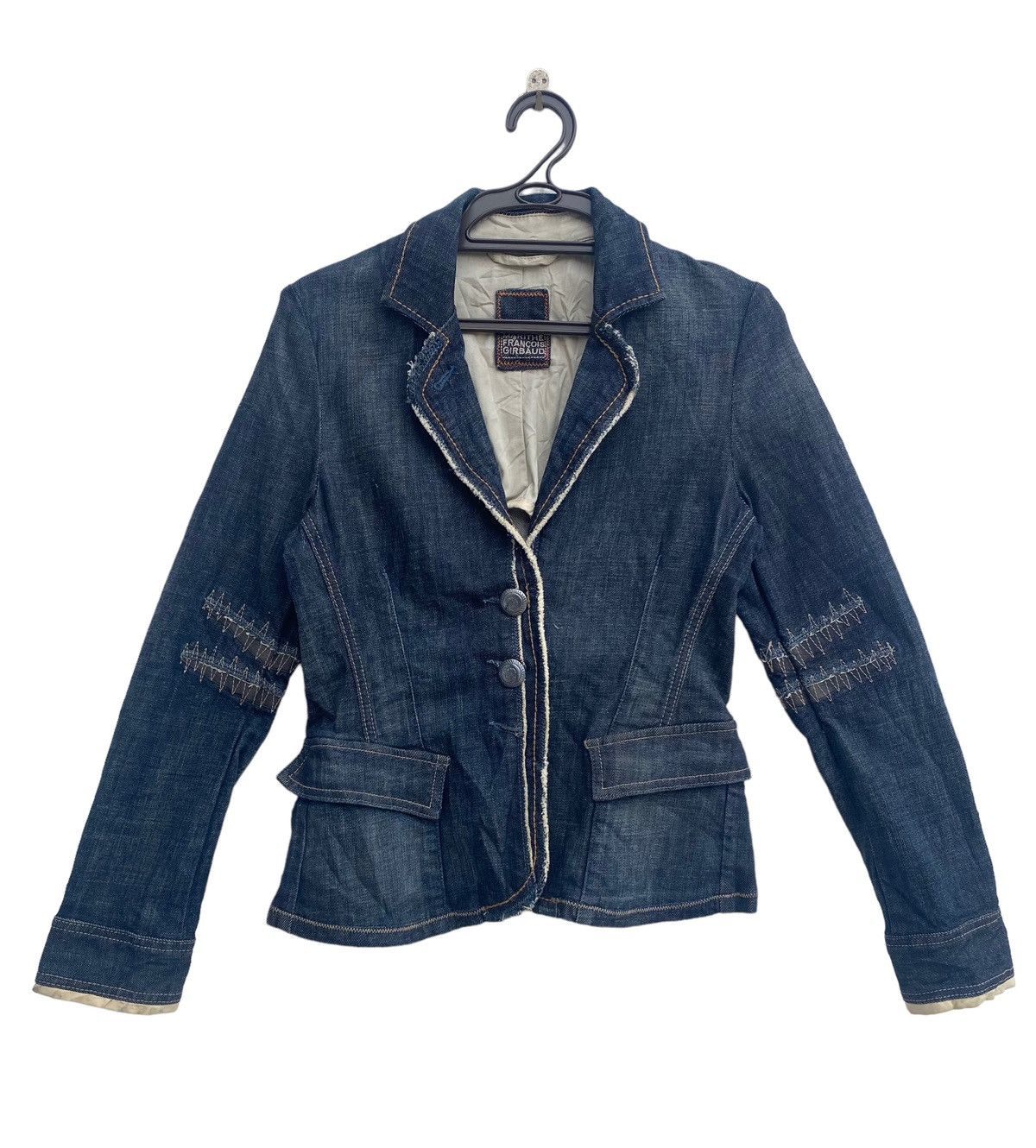 Marithe + Francois Girbaud Rare Marithe Francois Girbaud denim coat jacket Size S / US 4 / IT 40 - 1 Thumbnail
