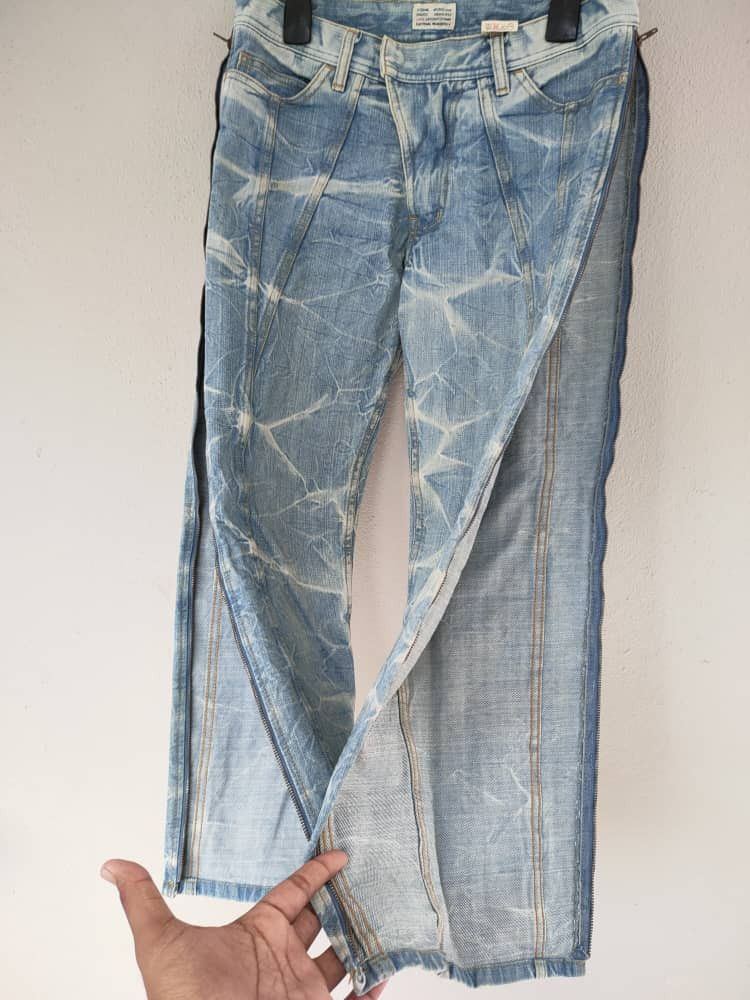 image of Seditionaries Crop Pant in Blue, Women's (Size 30)