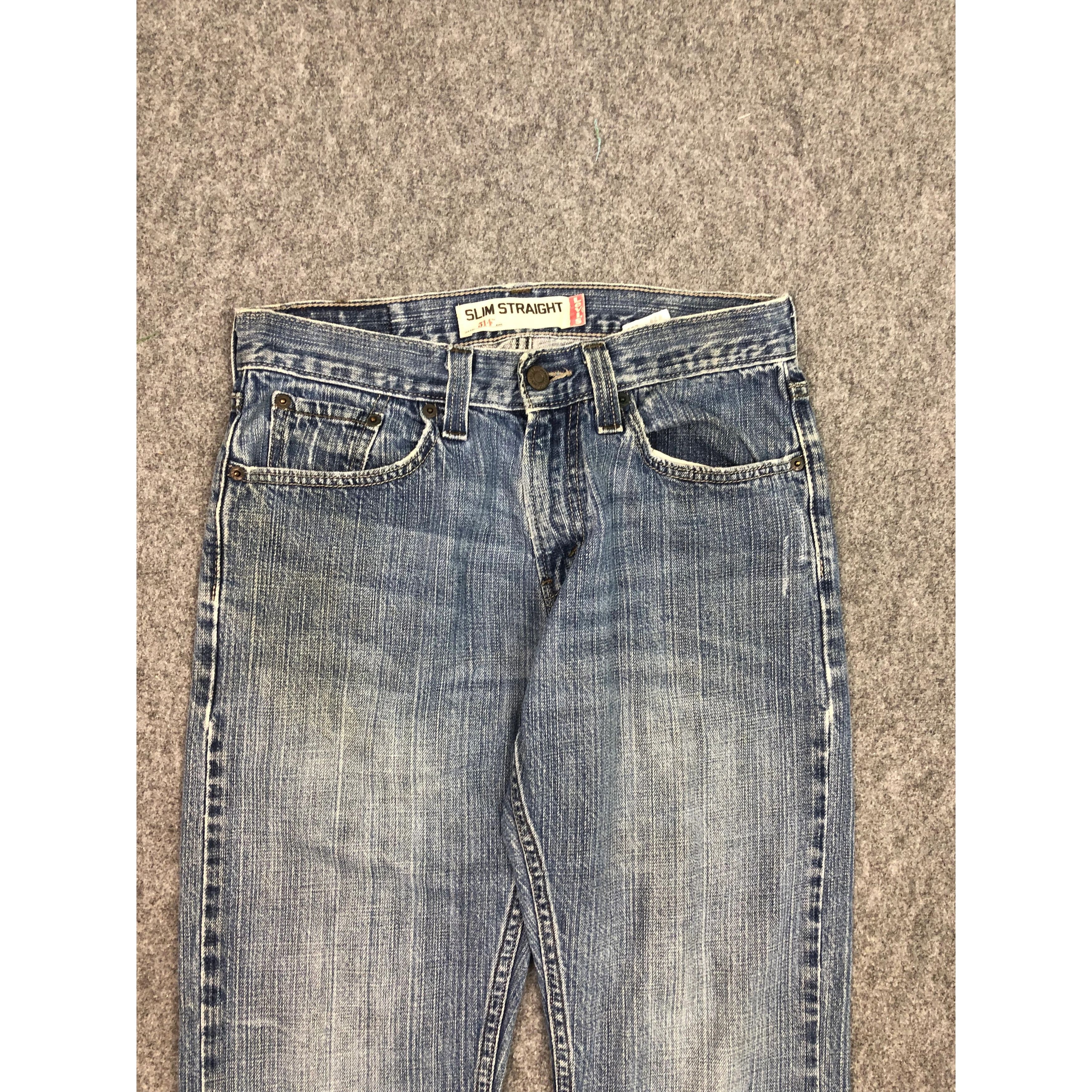 Levi's Vintage Levis 514 Slim Straight Jeans DP0574 Size US 30 / EU 46 - 3 Thumbnail