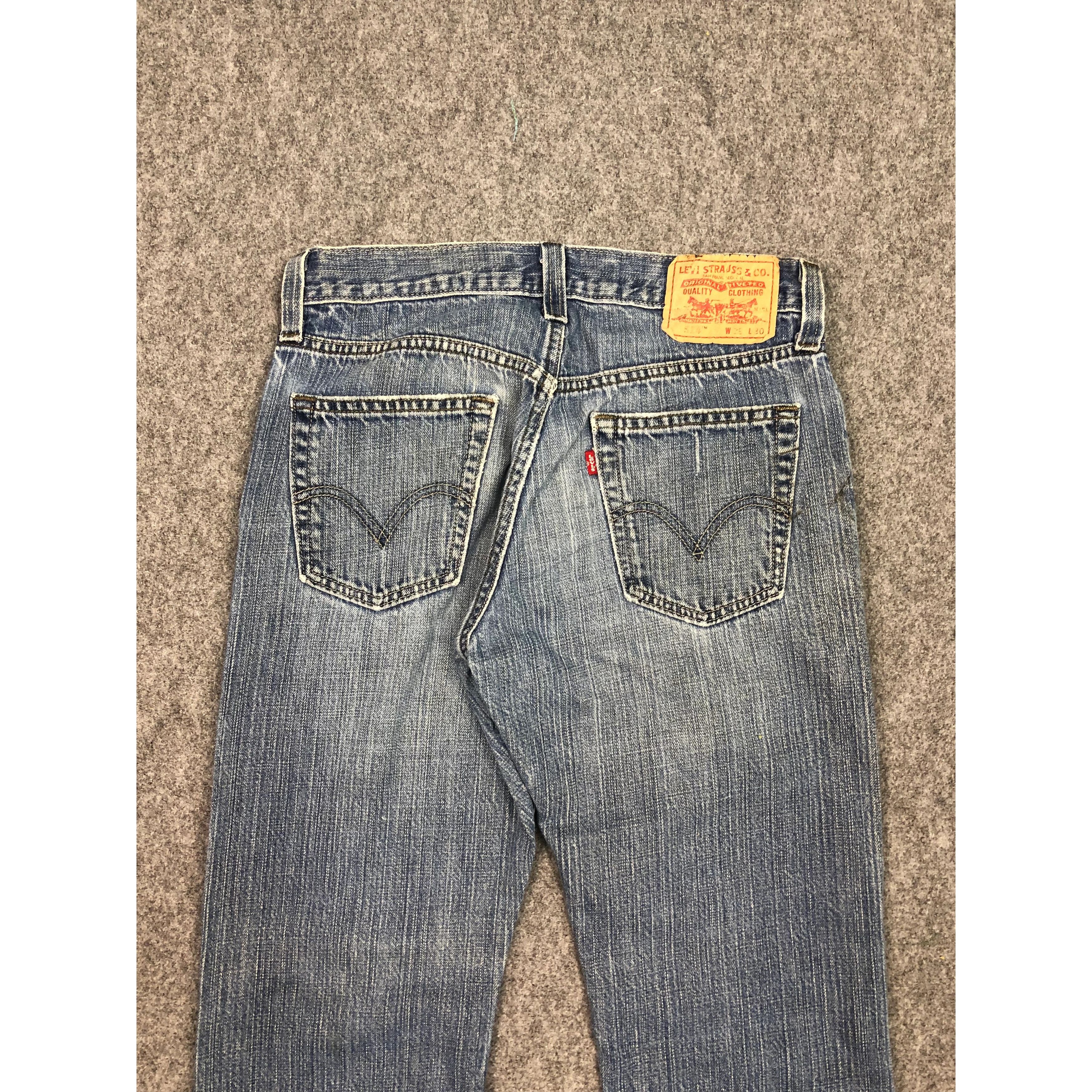 Levi's Vintage Levis 514 Slim Straight Jeans DP0574 Size US 30 / EU 46 - 4 Thumbnail