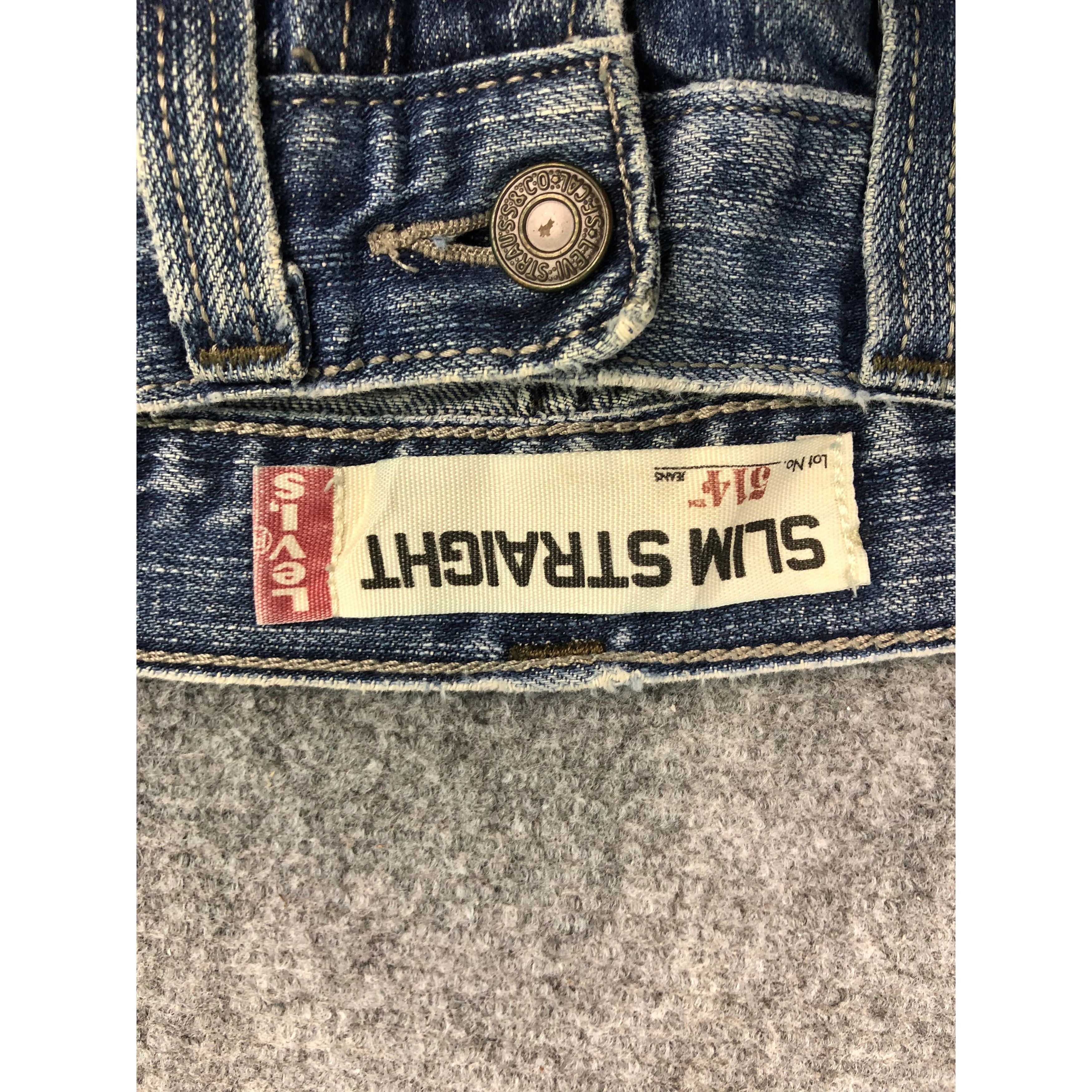 Levi's Vintage Levis 514 Slim Straight Jeans DP0574 Size US 30 / EU 46 - 6 Thumbnail