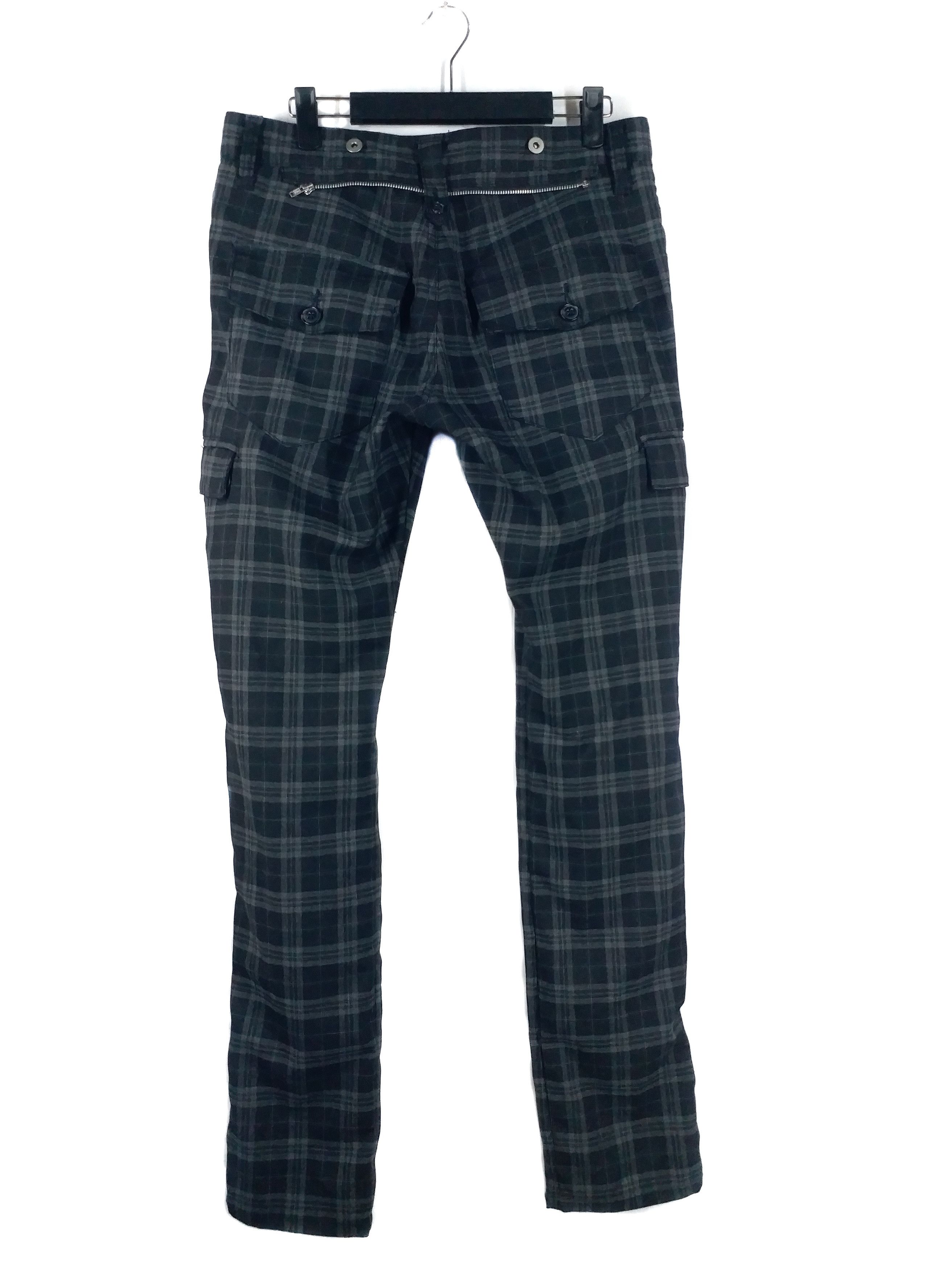 Japanese Brand ❌ SALE🔥 Glen Plaid Pockets Punk Style Beams Size US 32 / EU 48 - 2 Thumbnail