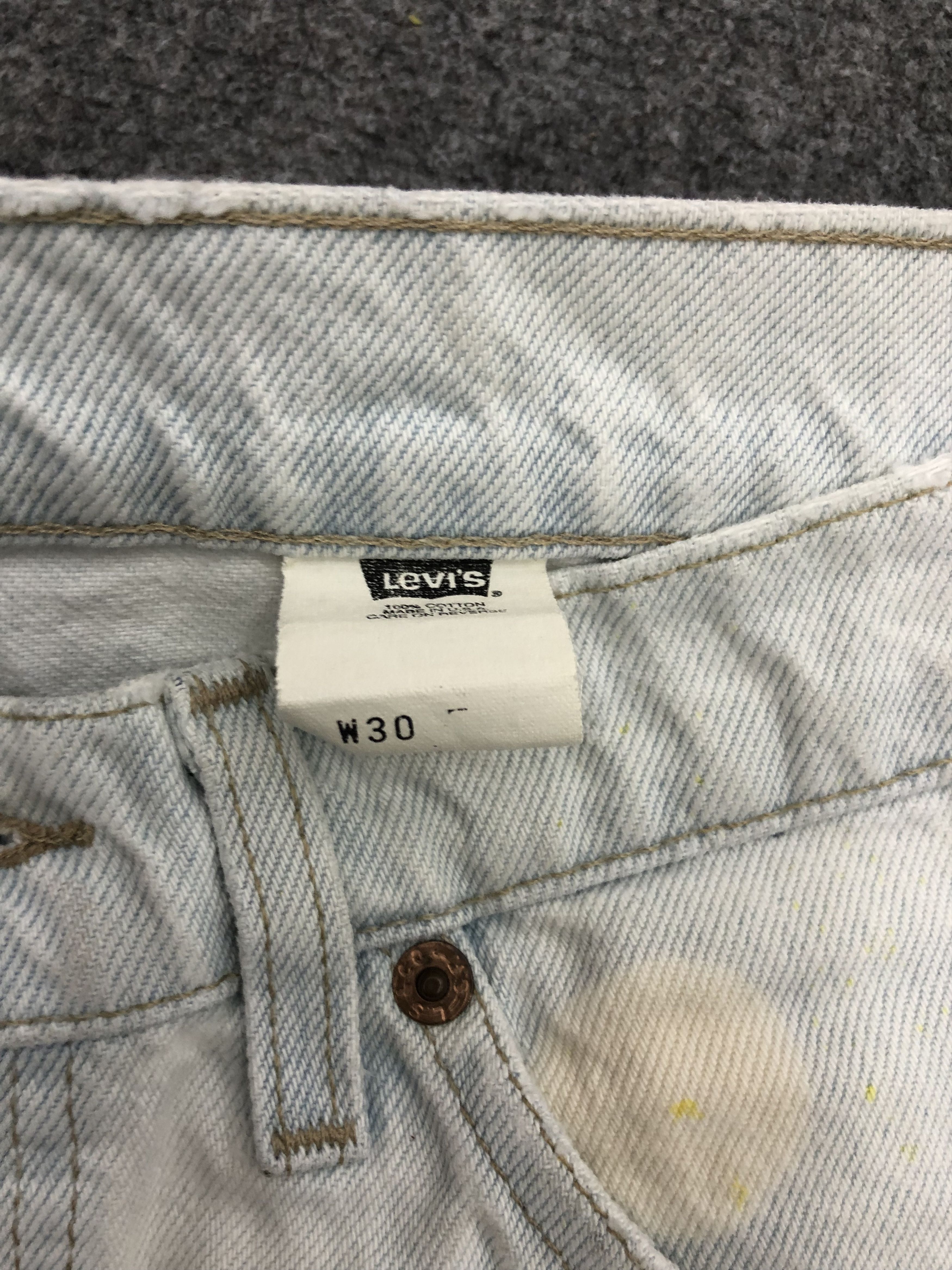 Levi's Vintage Levis 550 Denim DP1172 Size US 30 / EU 46 - 5 Thumbnail