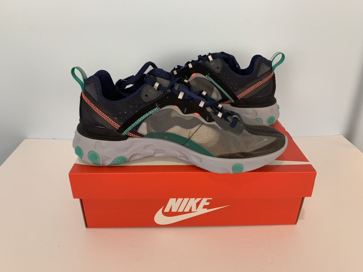 Nike Nike React Element 87 Neptune green 9.5 Size US 9.5 / EU 42-43 - 5 Thumbnail