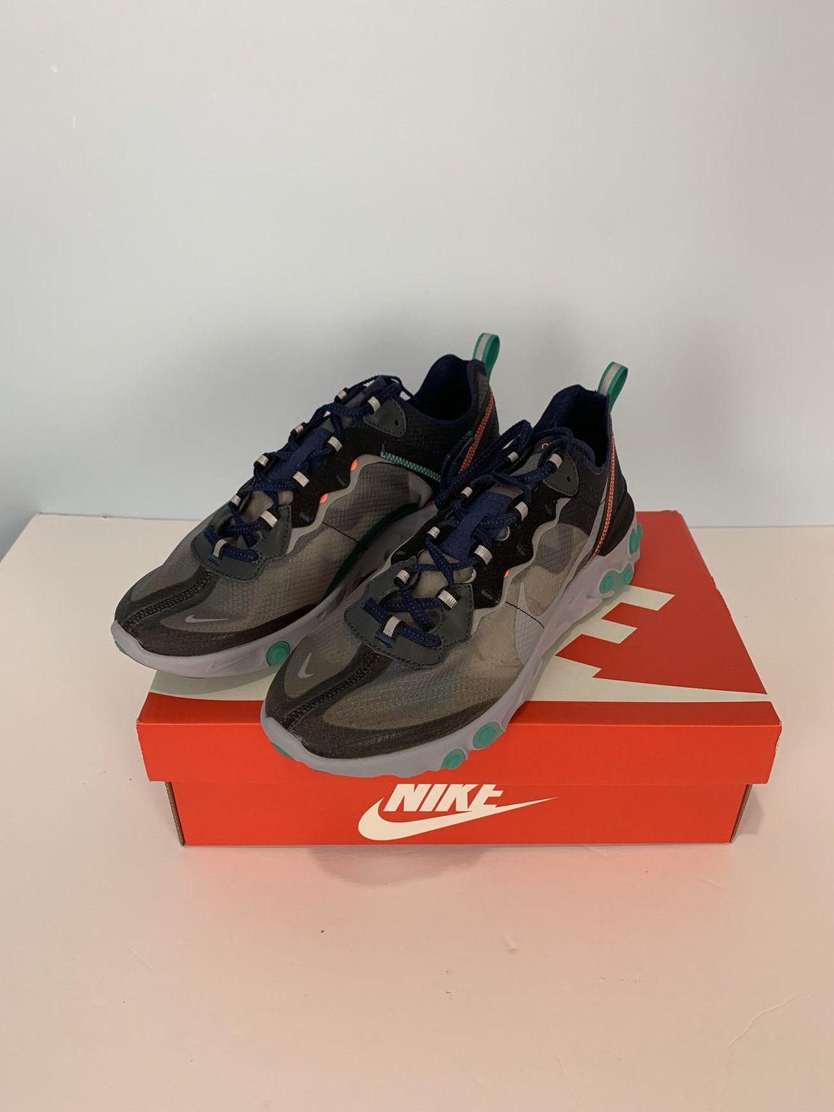 Nike Nike React Element 87 Neptune green 9.5 Size US 9.5 / EU 42-43 - 3 Thumbnail