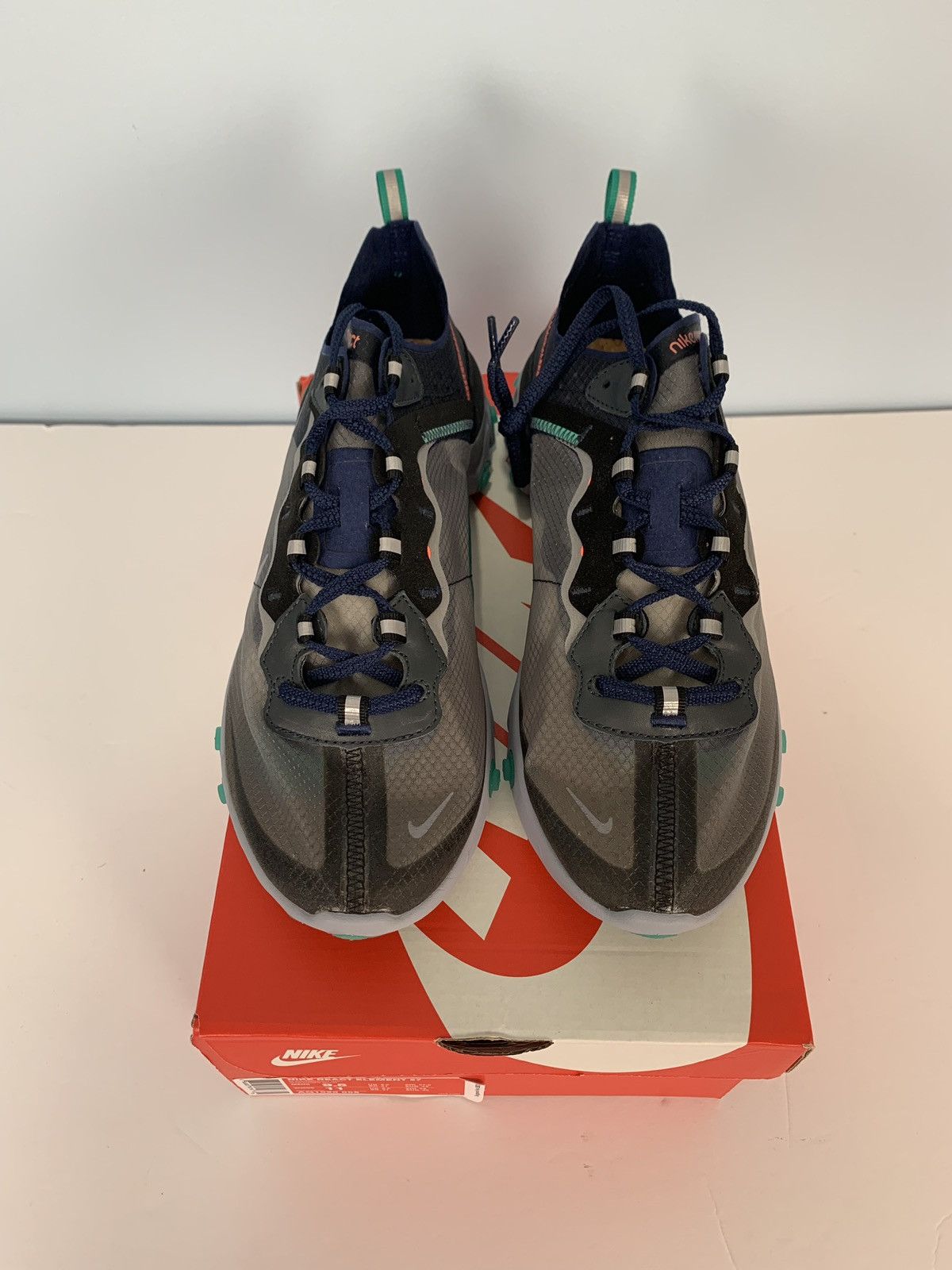Nike Nike React Element 87 Neptune green 9.5 Size US 9.5 / EU 42-43 - 2 Thumbnail