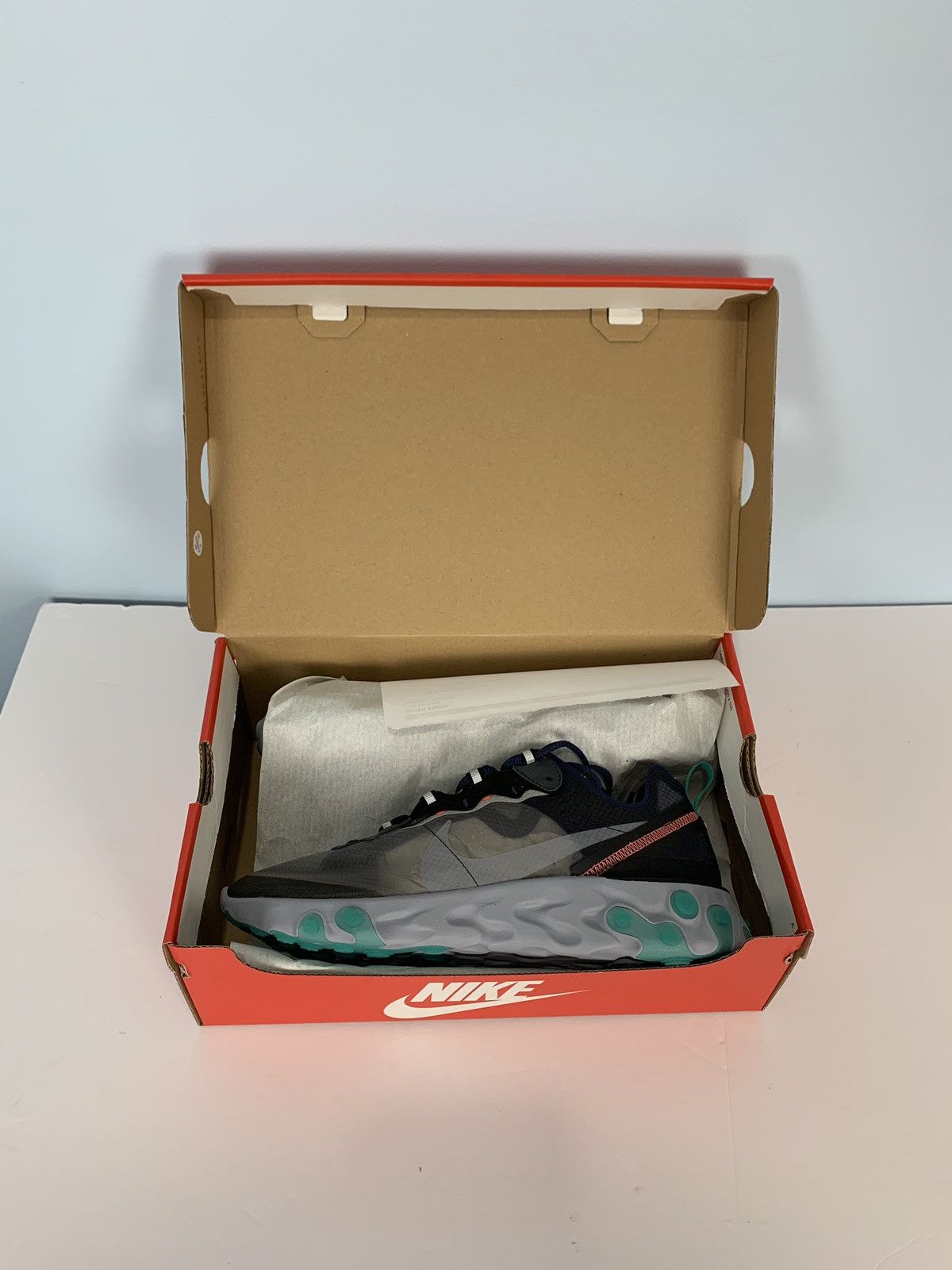 Nike Nike React Element 87 Neptune green 9.5 Size US 9.5 / EU 42-43 - 7 Thumbnail