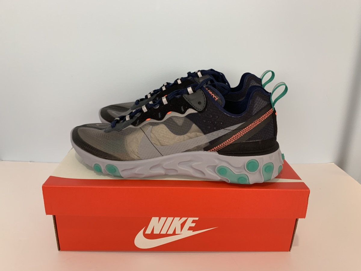 image of Nike React Element 87 Neptune Green 9.5 Shoes, Men's
