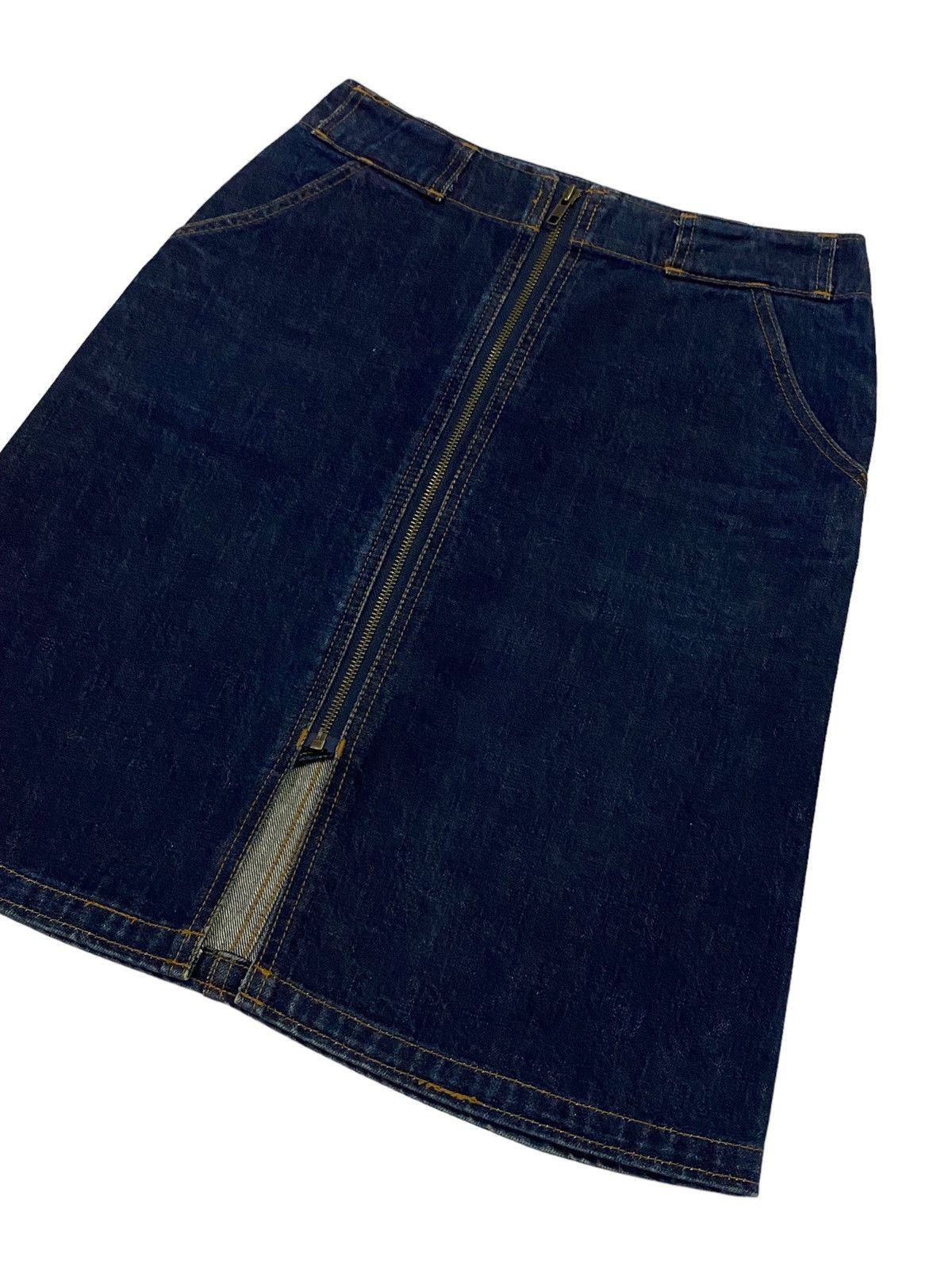 Hysteric Glamour × Japanese Brand Vintage Hysteric Glamour Slim Fit Denim Skirt With Zipper Size 27" / US 4 / IT 40 - 16 Thumbnail