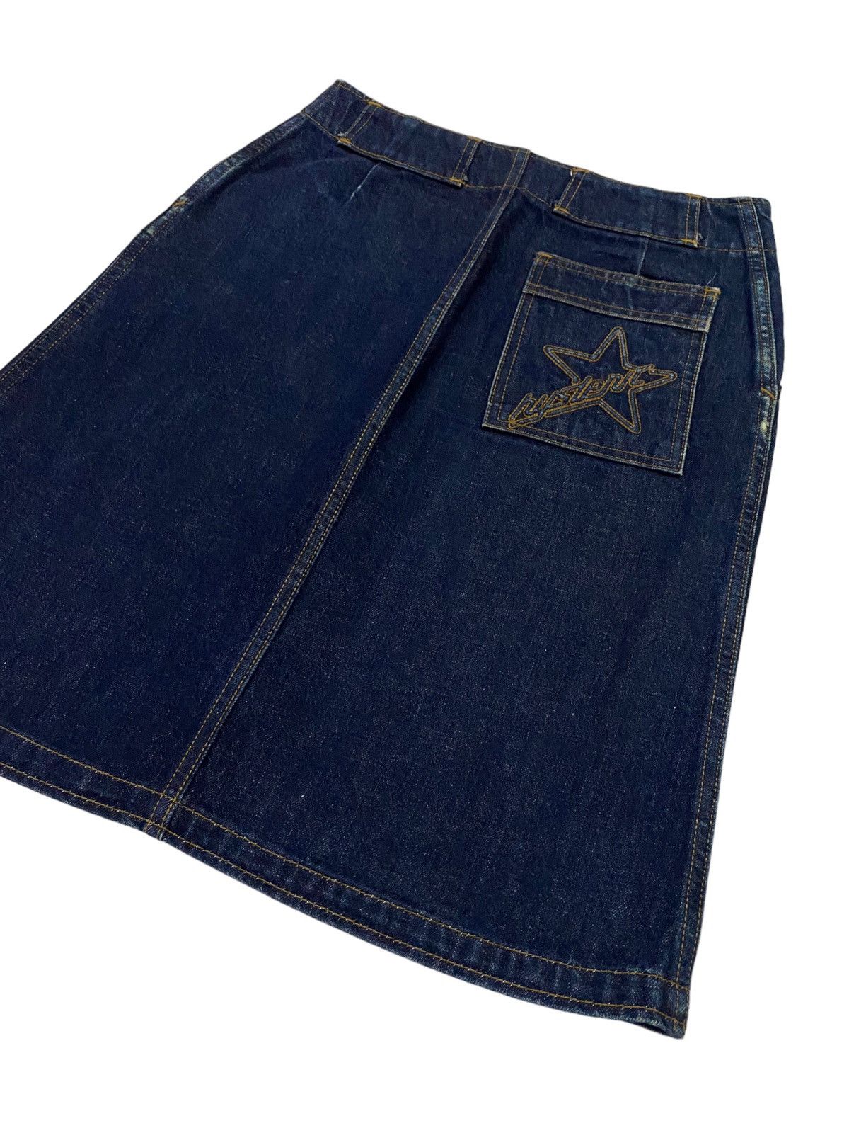Hysteric Glamour × Japanese Brand Vintage Hysteric Glamour Slim Fit Denim Skirt With Zipper Size 27" / US 4 / IT 40 - 14 Thumbnail