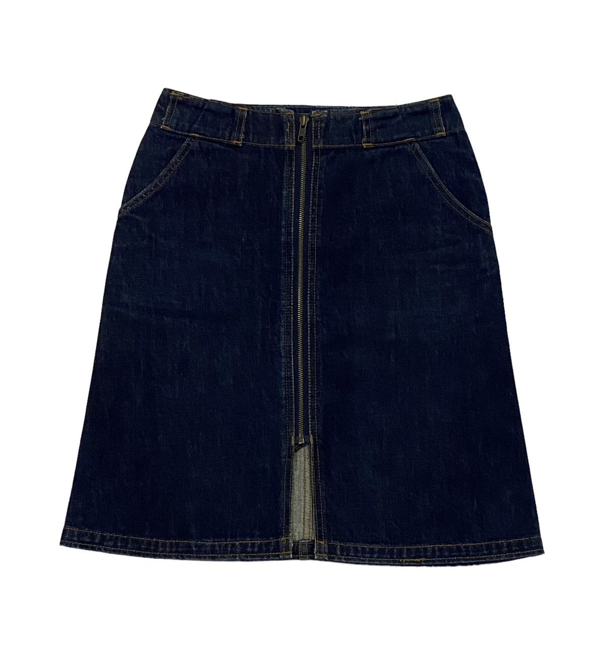 Hysteric Glamour × Japanese Brand Vintage Hysteric Glamour Slim Fit Denim Skirt With Zipper Size 27" / US 4 / IT 40 - 2 Thumbnail