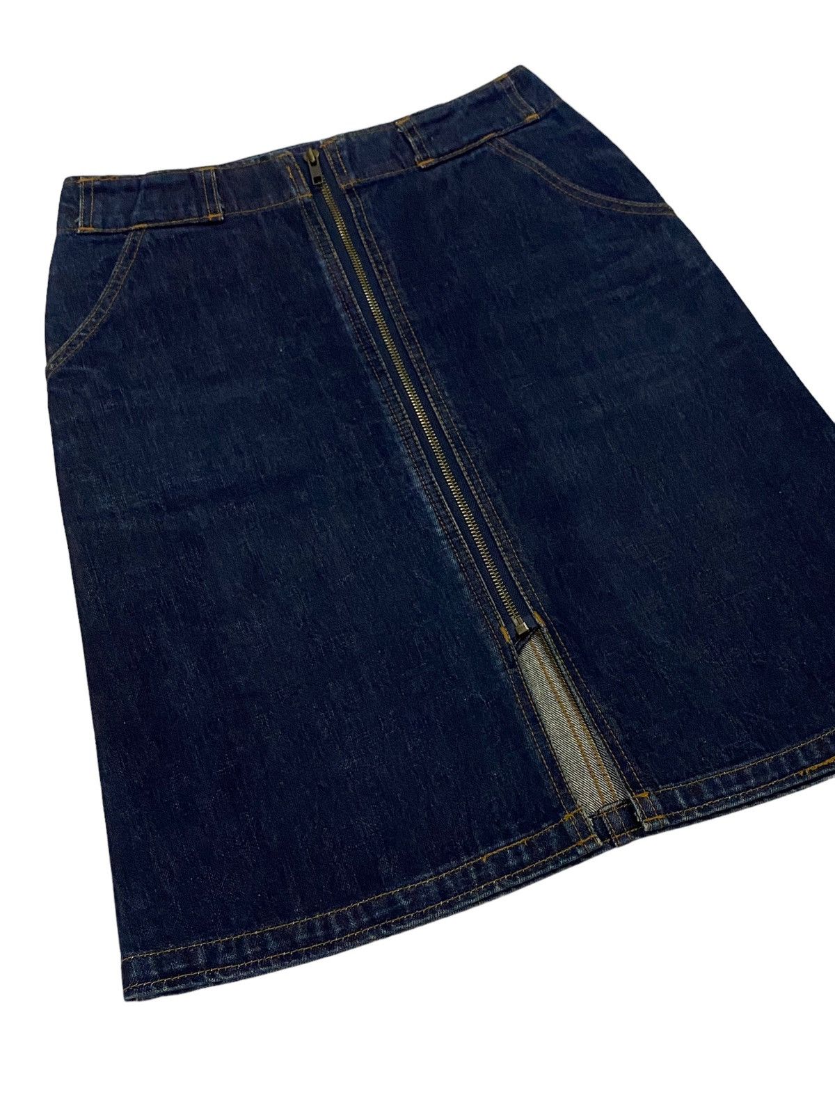 Hysteric Glamour × Japanese Brand Vintage Hysteric Glamour Slim Fit Denim Skirt With Zipper Size 27" / US 4 / IT 40 - 13 Thumbnail