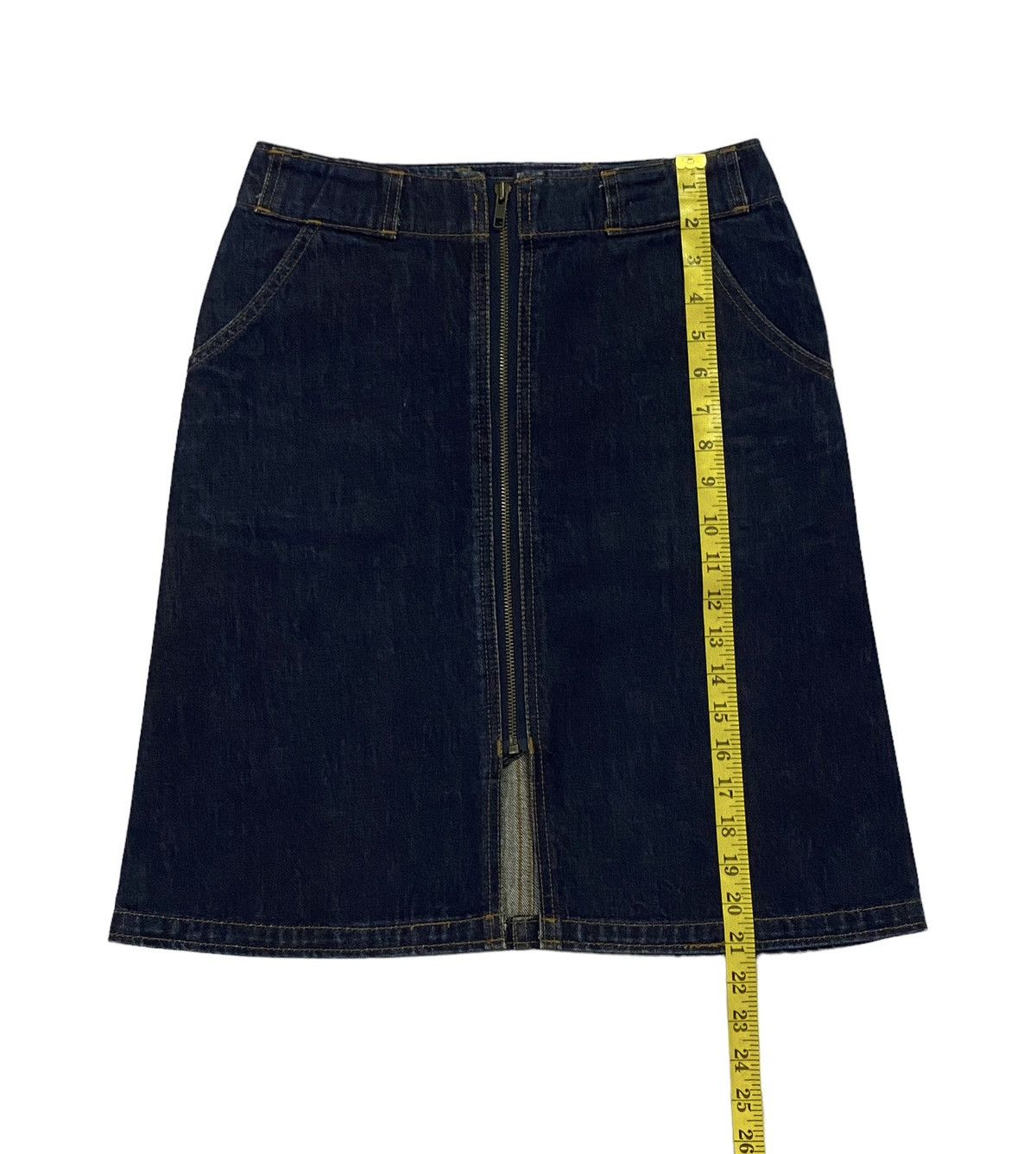 Hysteric Glamour × Japanese Brand Vintage Hysteric Glamour Slim Fit Denim Skirt With Zipper Size 27" / US 4 / IT 40 - 5 Thumbnail
