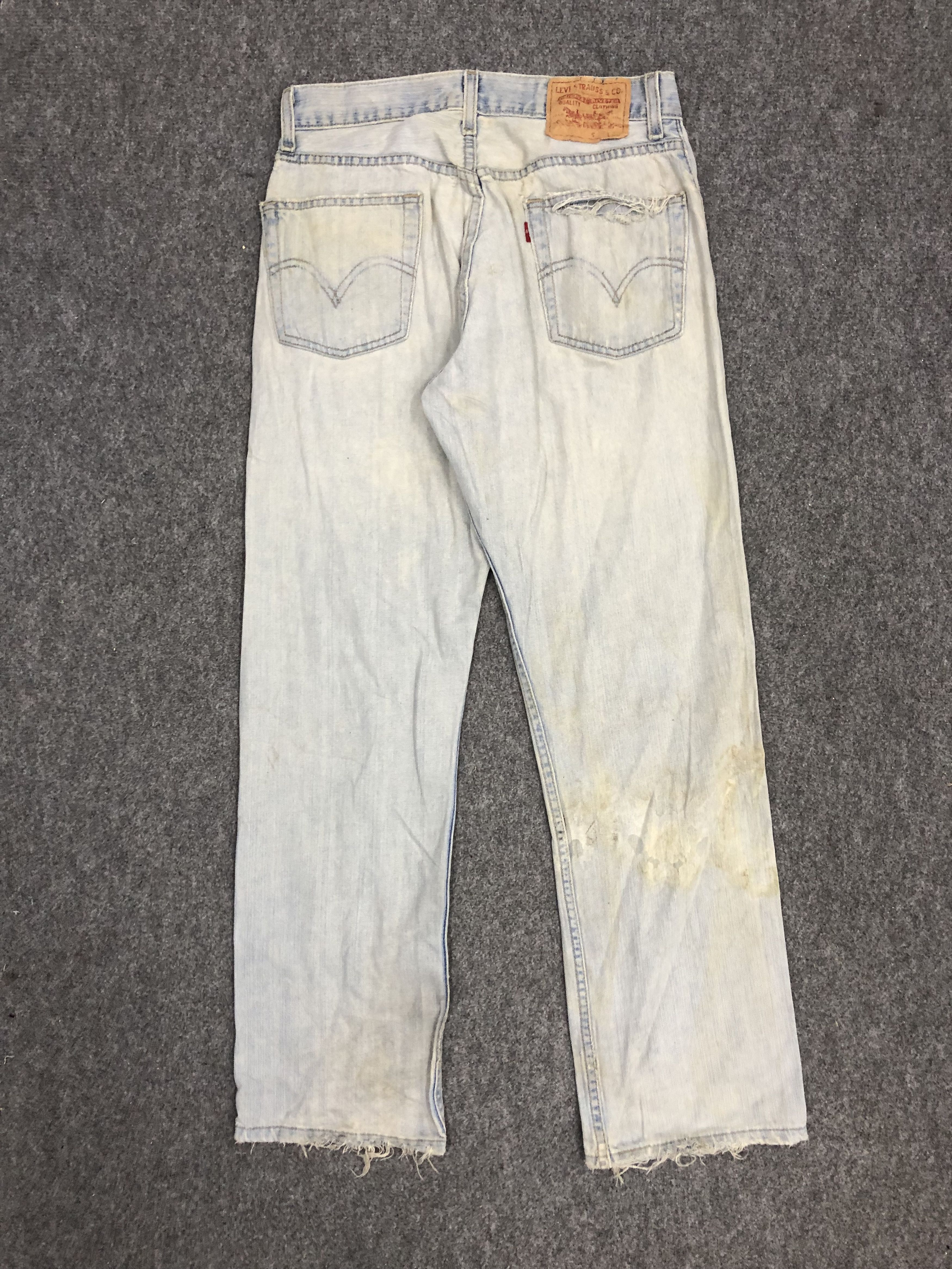 Levi's Vintage Levis 505 Light Blue Denim DP1269 Size US 30 / EU 46 - 3 Thumbnail