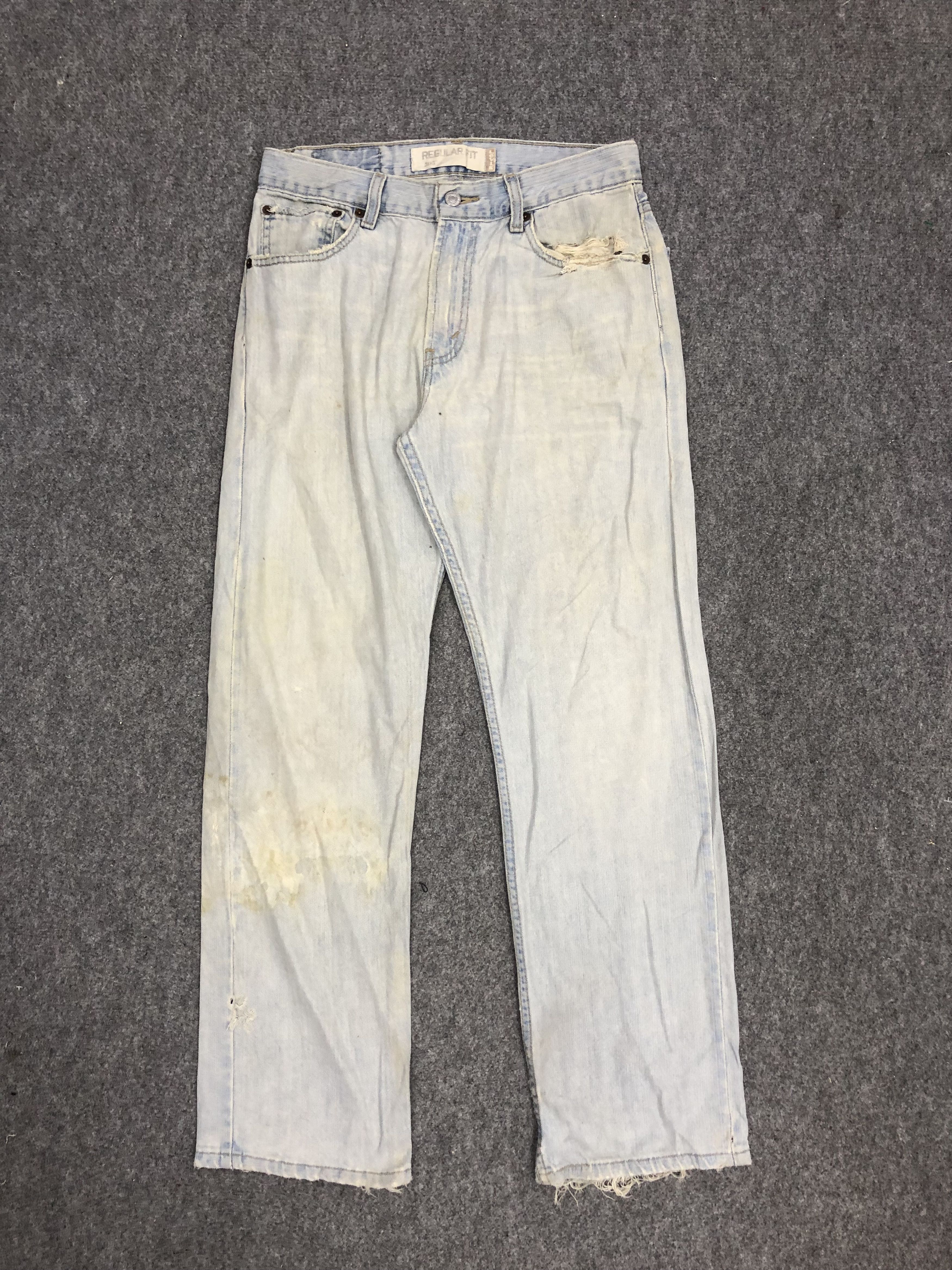 Levi's Vintage Levis 505 Light Blue Denim DP1269 Size US 30 / EU 46 - 1 Thumbnail