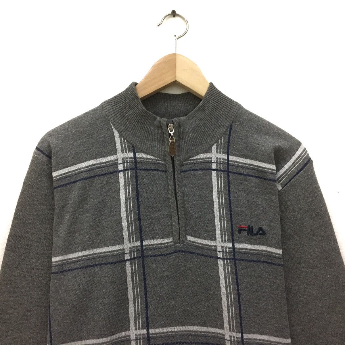Fila × Vintage Vintage Fila Half Zip Sweatshirt Fila Size US M / EU 48-50 / 2 - 2 Thumbnail