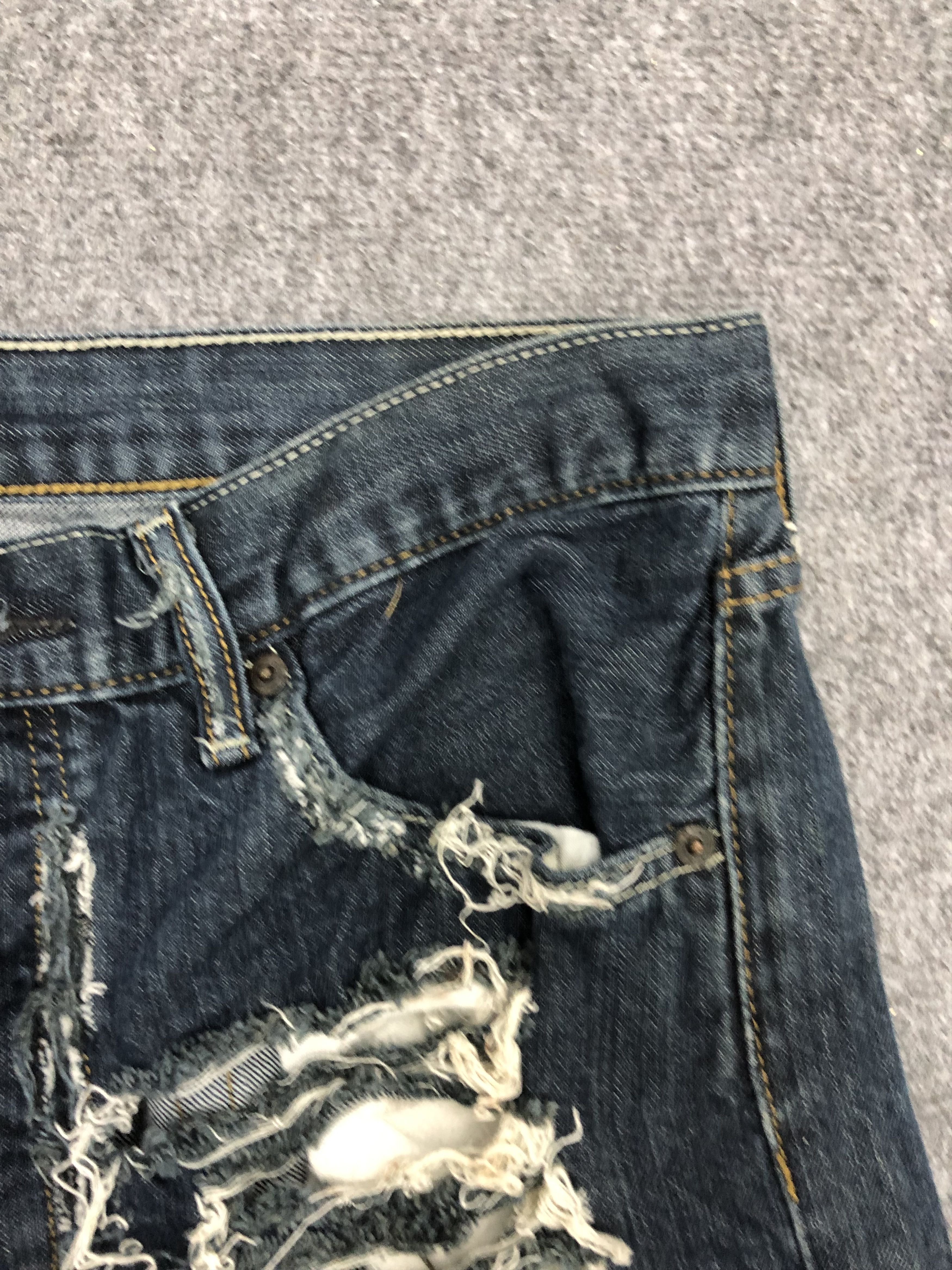 Levi's Vintage Levis 501 Distressed Cropped Denim DP1163 Size US 30 / EU 46 - 7 Thumbnail