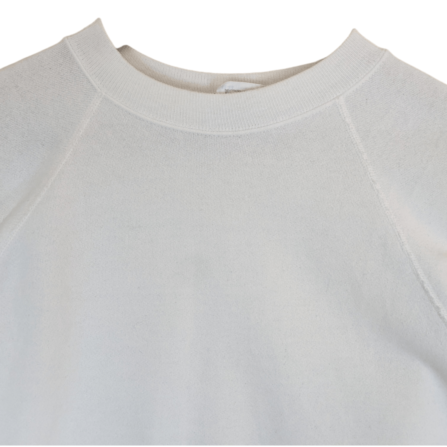 Hanes Vintage 80's HANES Plain White Jumper Sweatshirt Size US L / EU 52-54 / 3 - 4 Thumbnail
