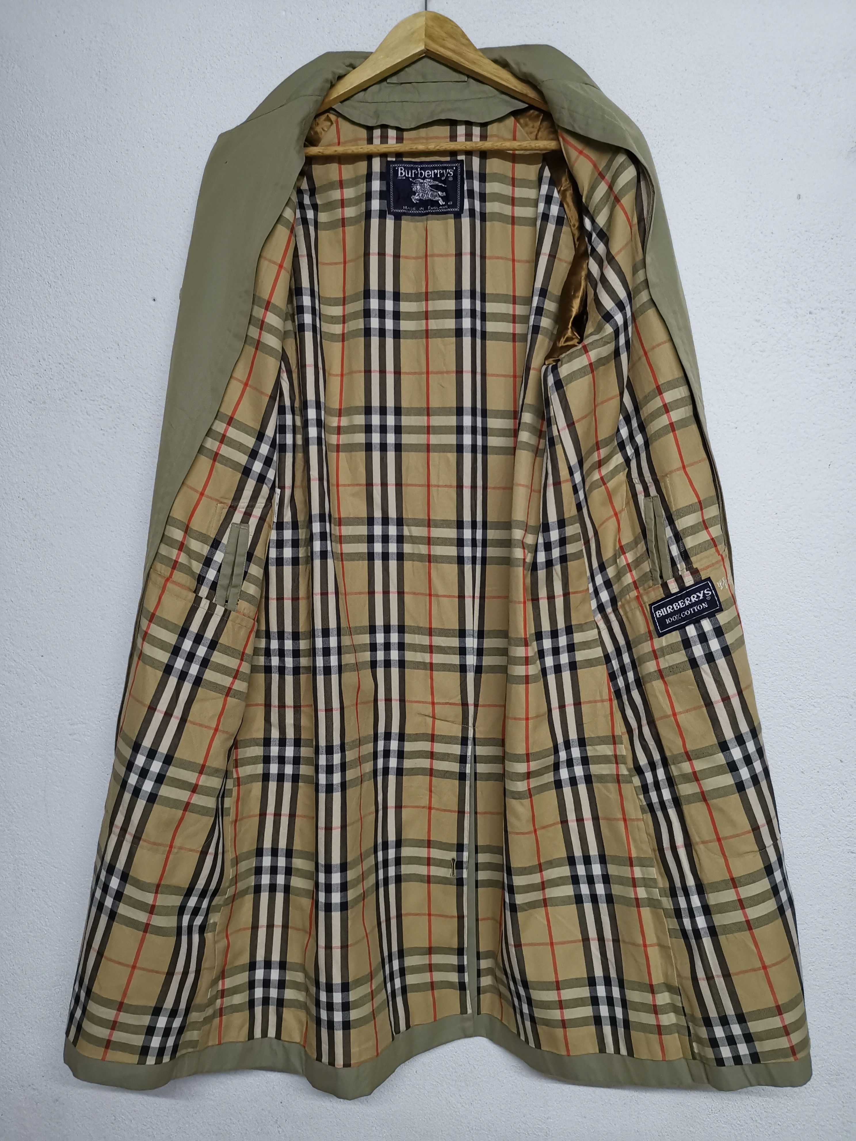 Burberry Prorsum Made in England Burberrys Checkered Trench Coat | Grailed