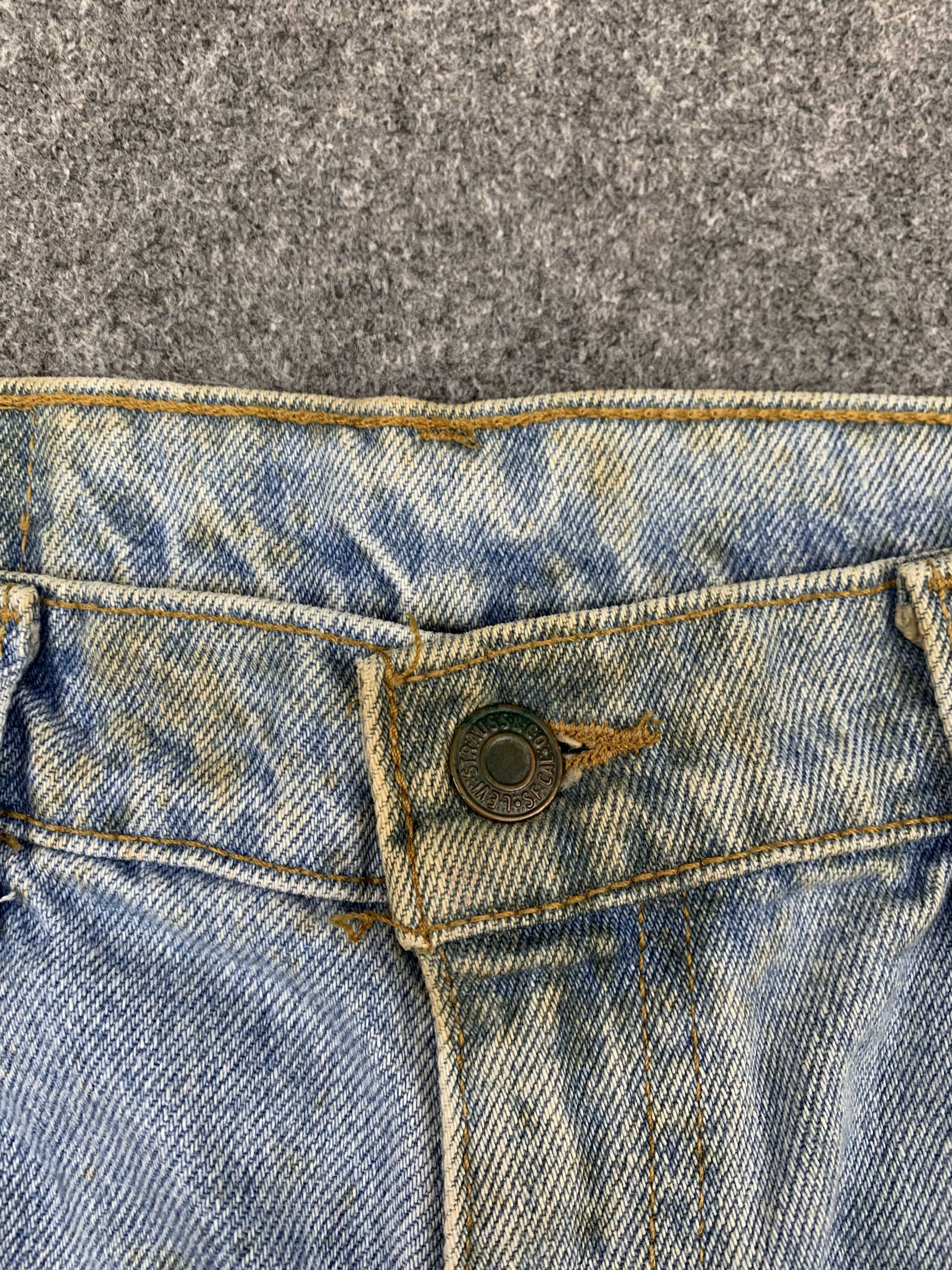 Levi's Vintage 90s Levis 550 Light Wash Jeans DP1835 Size US 30 / EU 46 - 10 Thumbnail