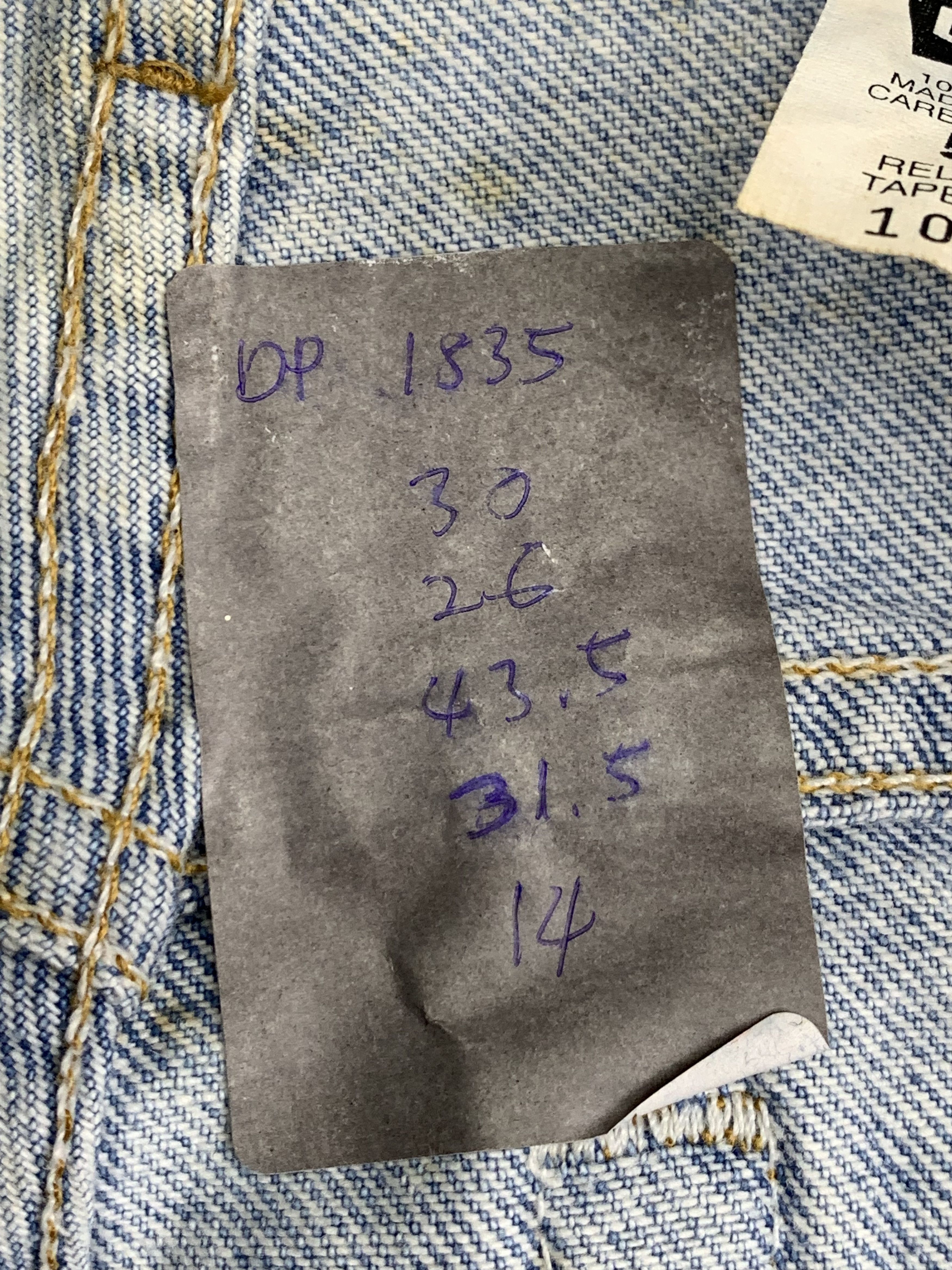 Levi's Vintage 90s Levis 550 Light Wash Jeans DP1835 Size US 30 / EU 46 - 13 Thumbnail