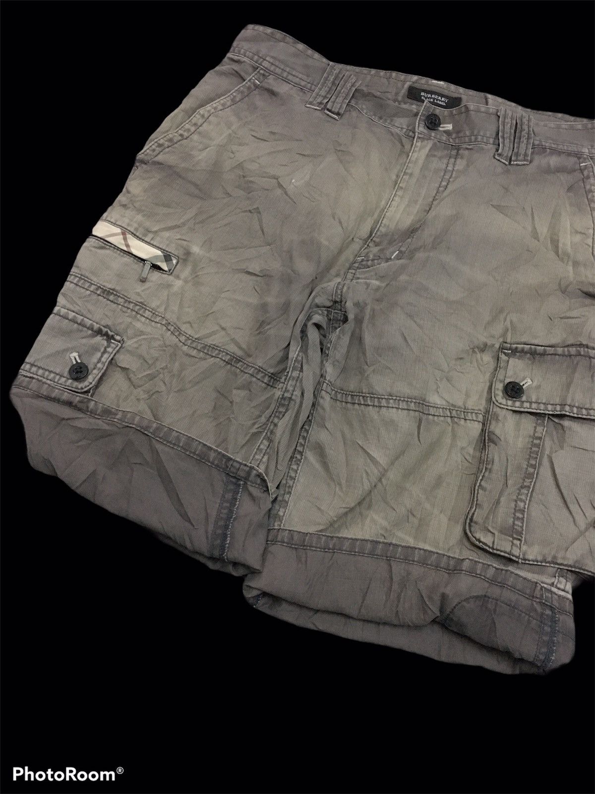 Burberry Vintage Burberry Super Faded Short Pants Size US 33 - 8 Thumbnail