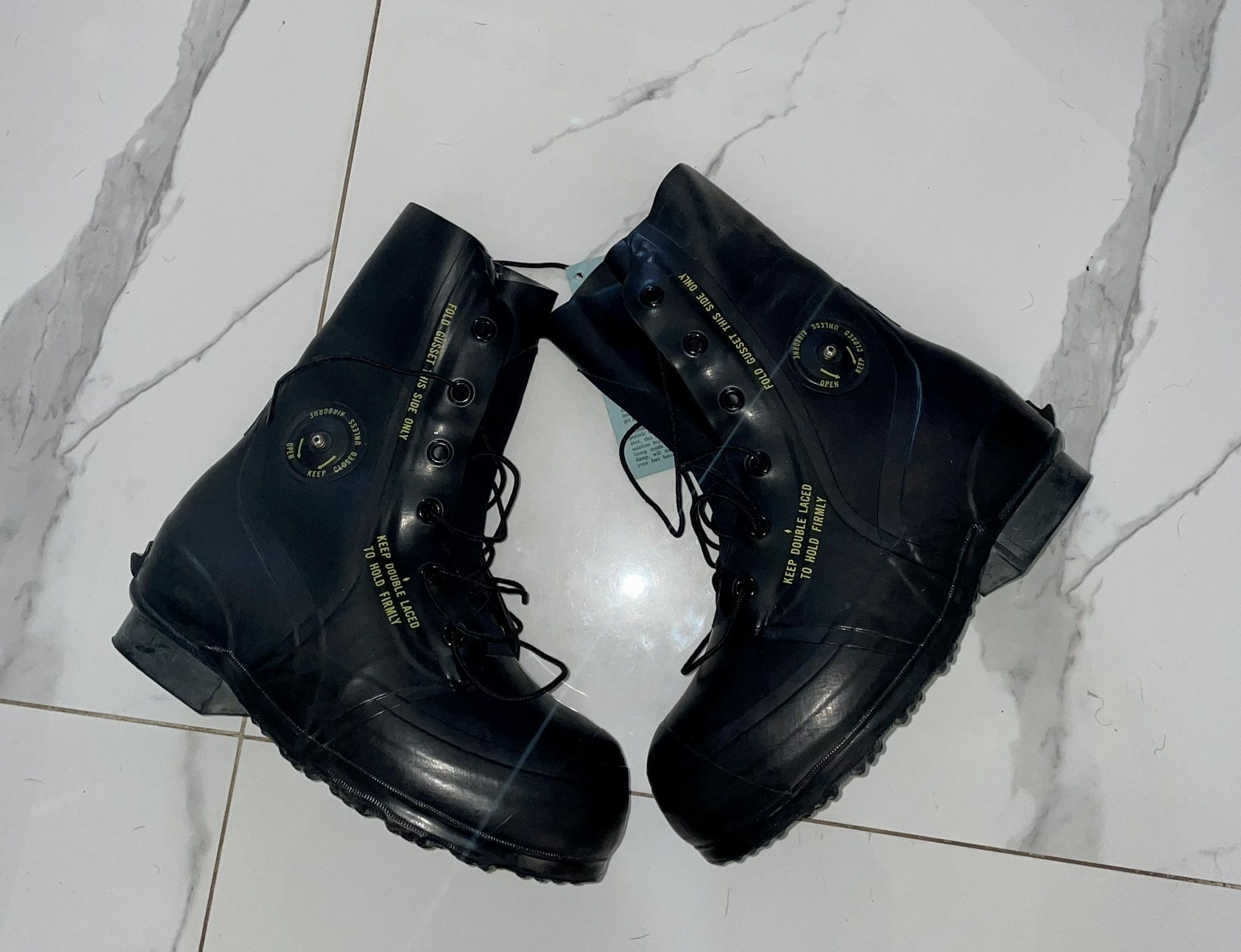Vintage Vintage RAF Simmons Run way Military Bata boot Size US 12 / EU 45 - 5 Thumbnail