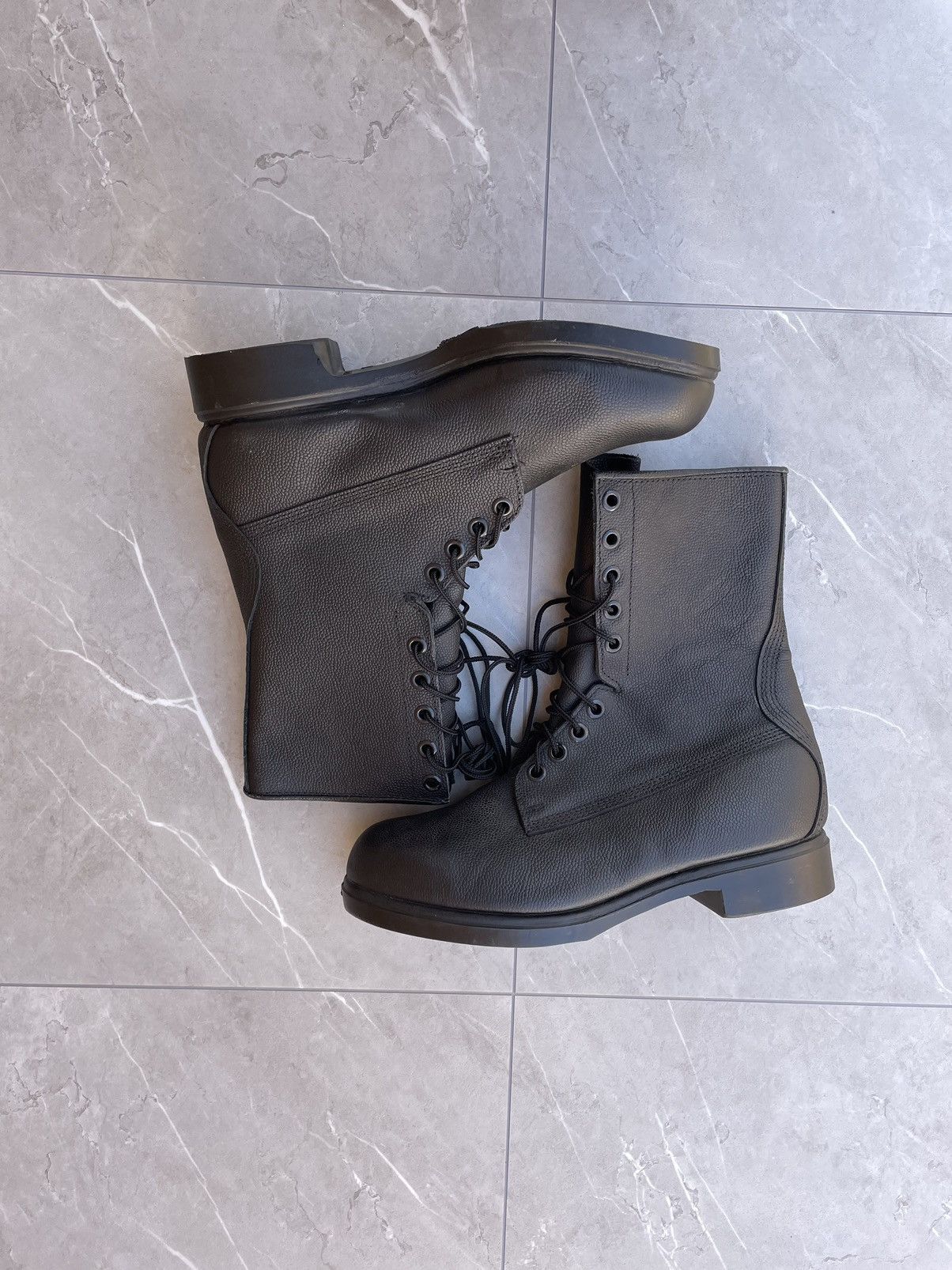 Vintage 1990s Military Combat Boots Size US 11 / EU 44 - 2 Thumbnail