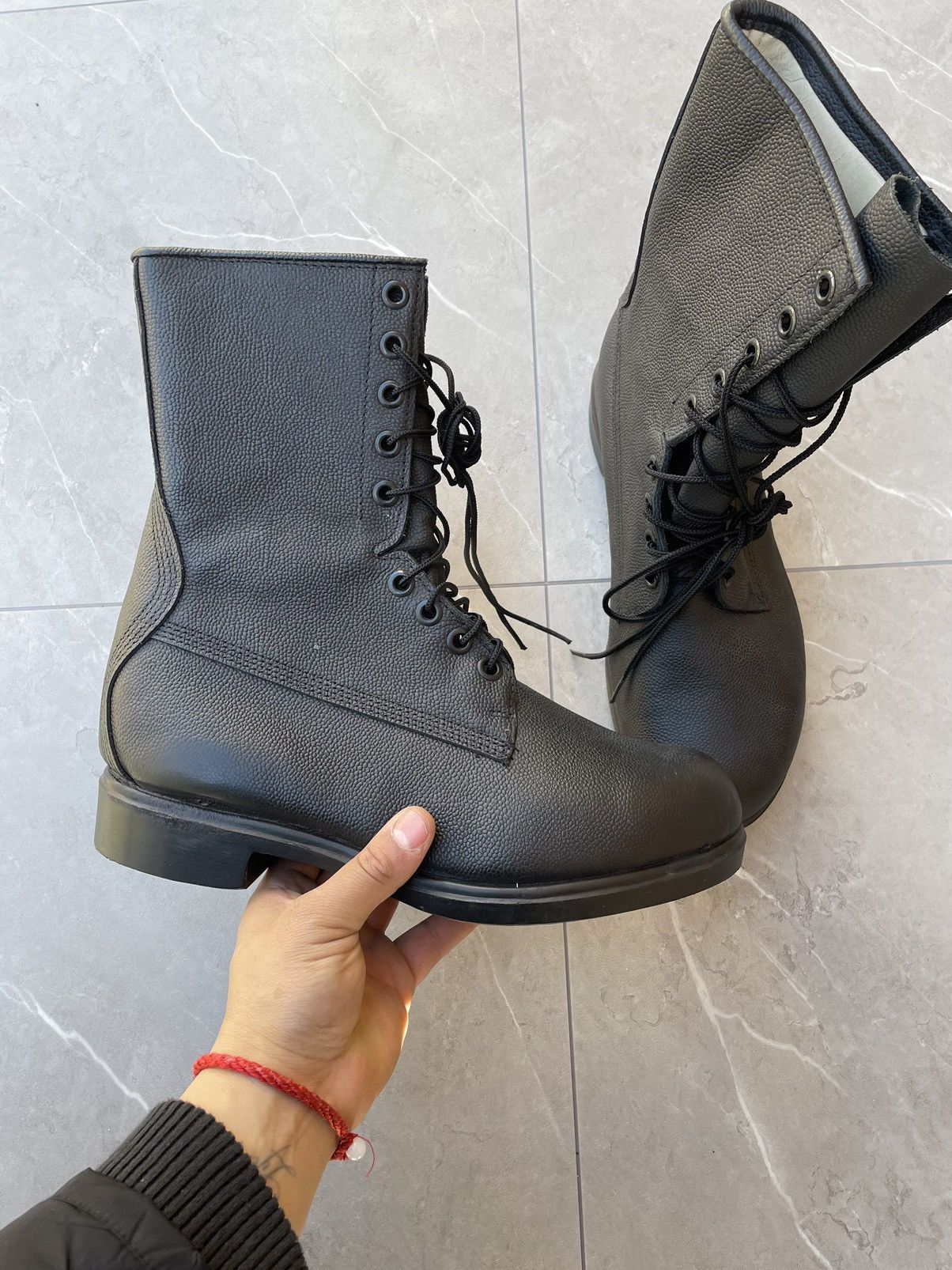 Vintage 1990s Military Combat Boots Size US 11 / EU 44 - 7 Thumbnail
