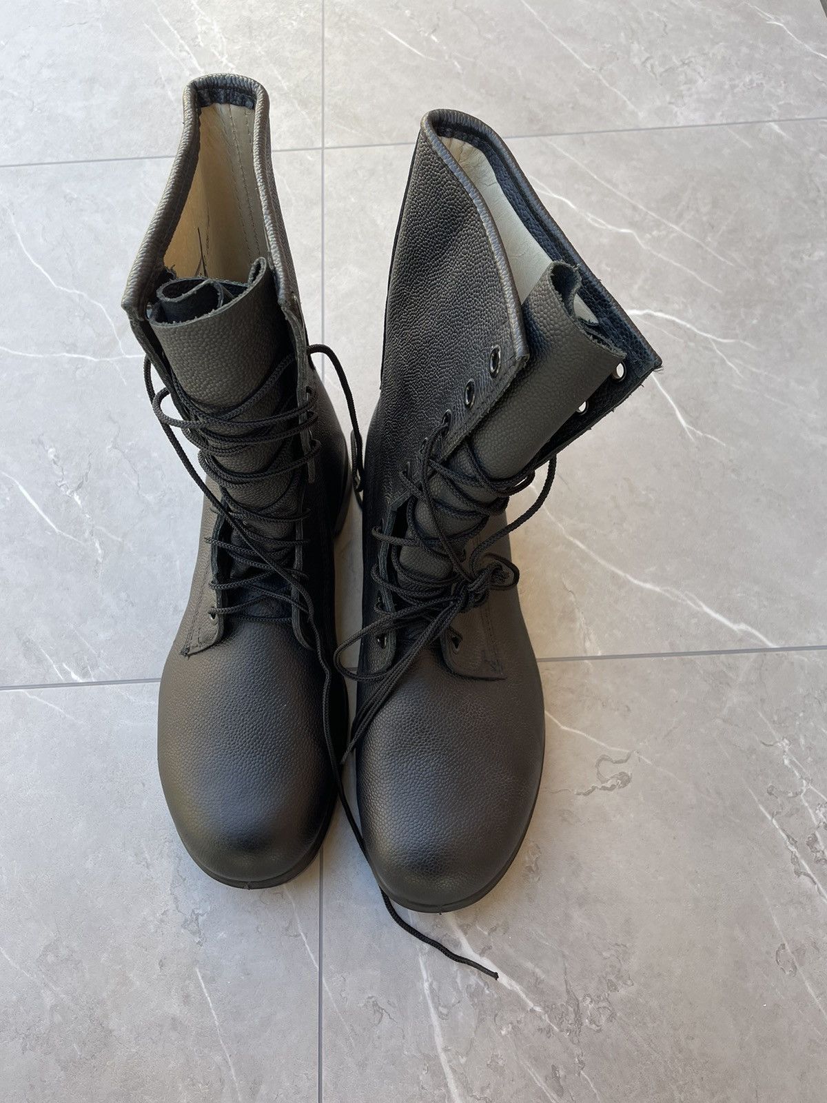 Vintage 1990s Military Combat Boots Size US 11 / EU 44 - 4 Thumbnail