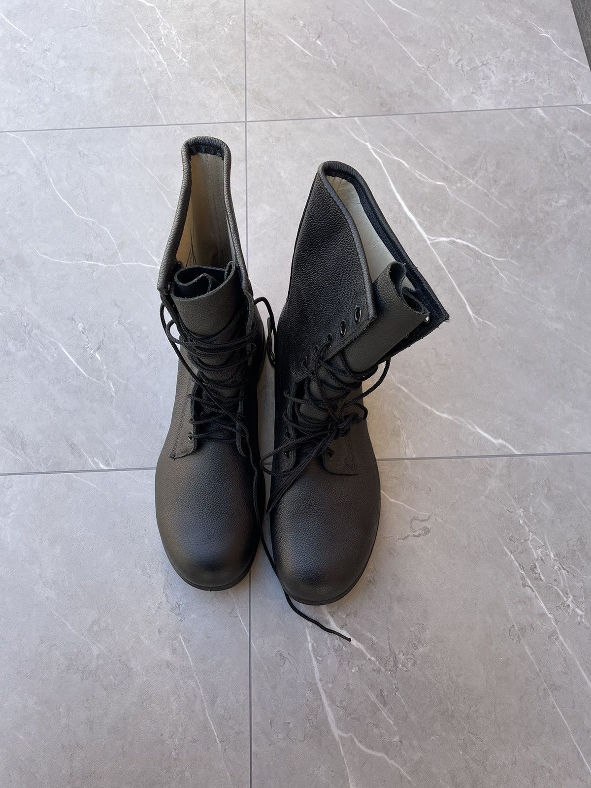 Vintage 1990s Military Combat Boots Size US 11 / EU 44 - 6 Thumbnail