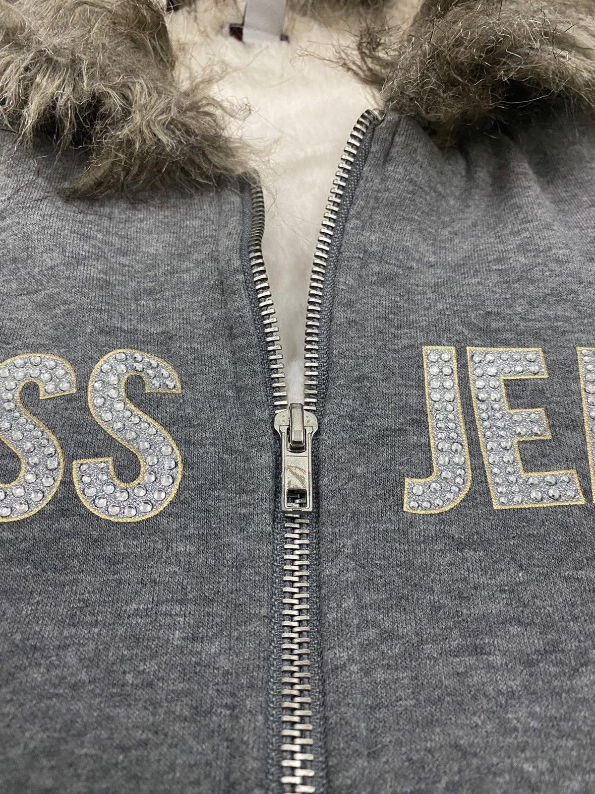 Georges Marciano × Guess GUESS JEANS FLEECE FUR BIG SPELLOUT HOODIE Size M / US 6-8 / IT 42-44 - 5 Thumbnail