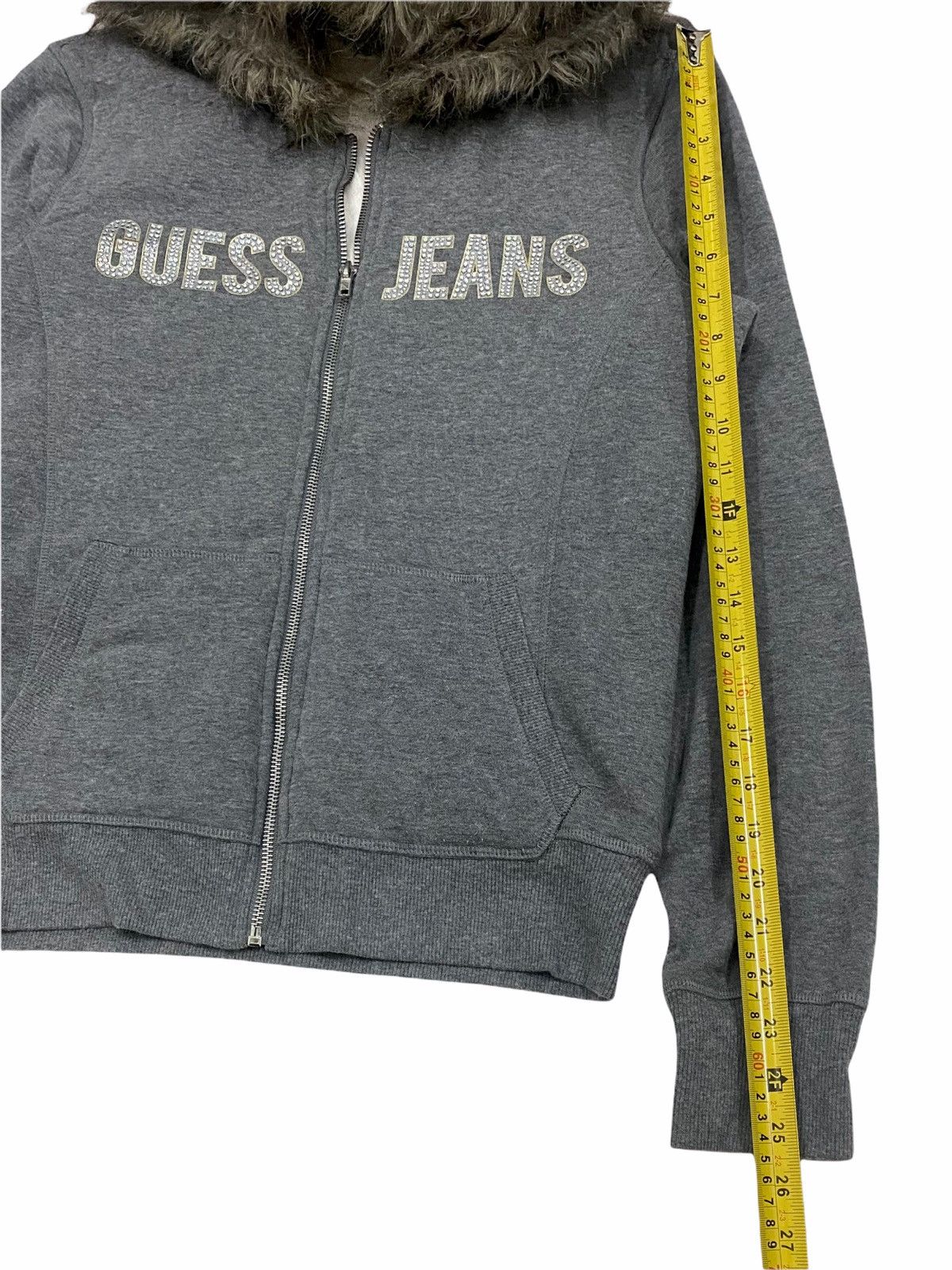 Georges Marciano × Guess GUESS JEANS FLEECE FUR BIG SPELLOUT HOODIE Size M / US 6-8 / IT 42-44 - 25 Thumbnail