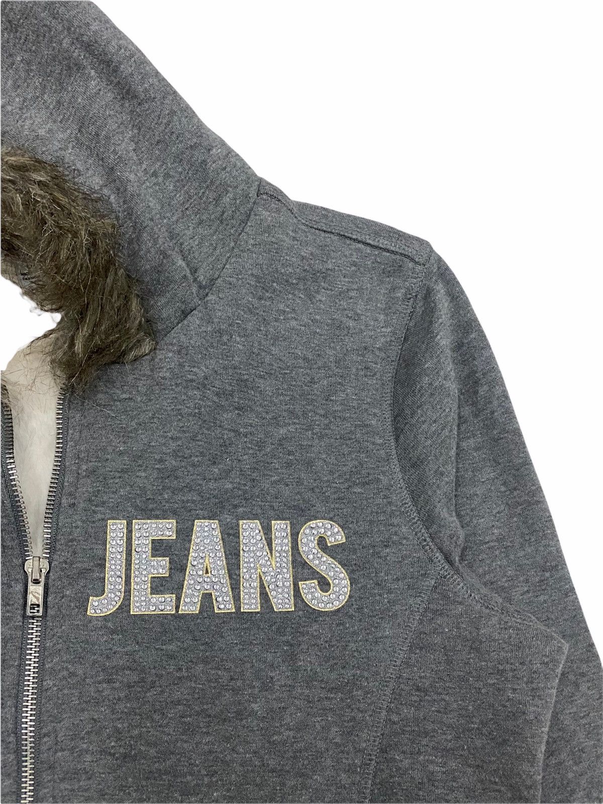 Georges Marciano × Guess GUESS JEANS FLEECE FUR BIG SPELLOUT HOODIE Size M / US 6-8 / IT 42-44 - 6 Thumbnail