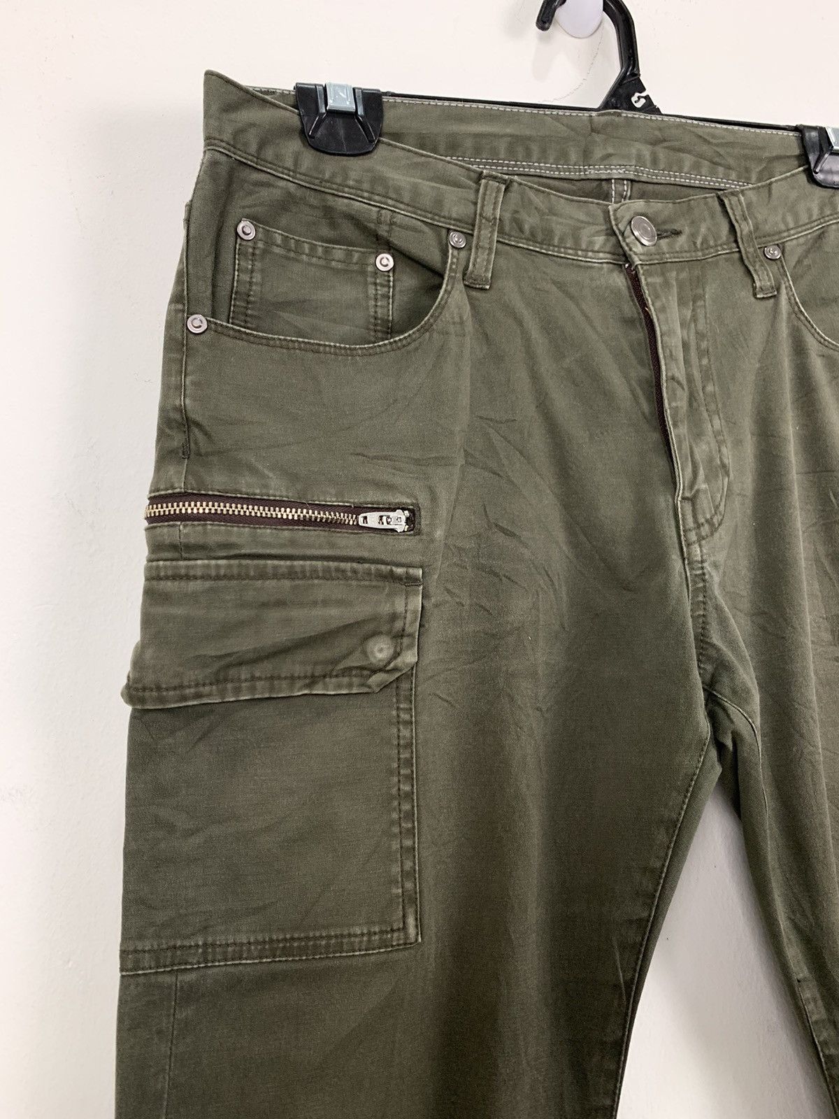 Japanese Brand × Seditionaries × Takeo Kikuchi TAKEO KIKUCHI 90s 9 Multipocket Punk Rock Skinny Cargo Pant Size US 30 / EU 46 - 8 Thumbnail