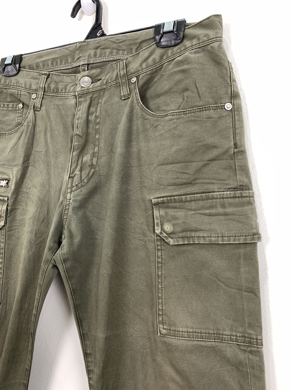 Japanese Brand × Seditionaries × Takeo Kikuchi TAKEO KIKUCHI 90s 9 Multipocket Punk Rock Skinny Cargo Pant Size US 30 / EU 46 - 9 Thumbnail