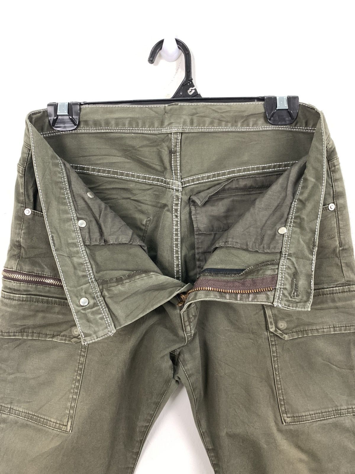 Japanese Brand × Seditionaries × Takeo Kikuchi TAKEO KIKUCHI 90s 9 Multipocket Punk Rock Skinny Cargo Pant Size US 30 / EU 46 - 17 Thumbnail