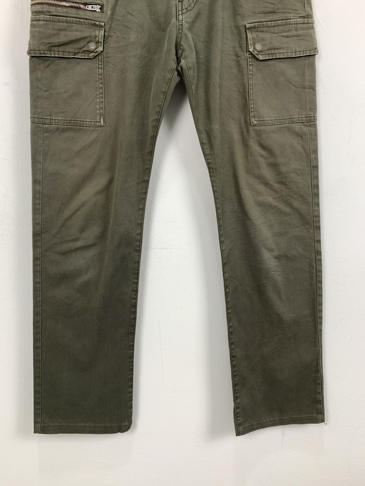 Japanese Brand × Seditionaries × Takeo Kikuchi TAKEO KIKUCHI 90s 9 Multipocket Punk Rock Skinny Cargo Pant Size US 30 / EU 46 - 5 Thumbnail