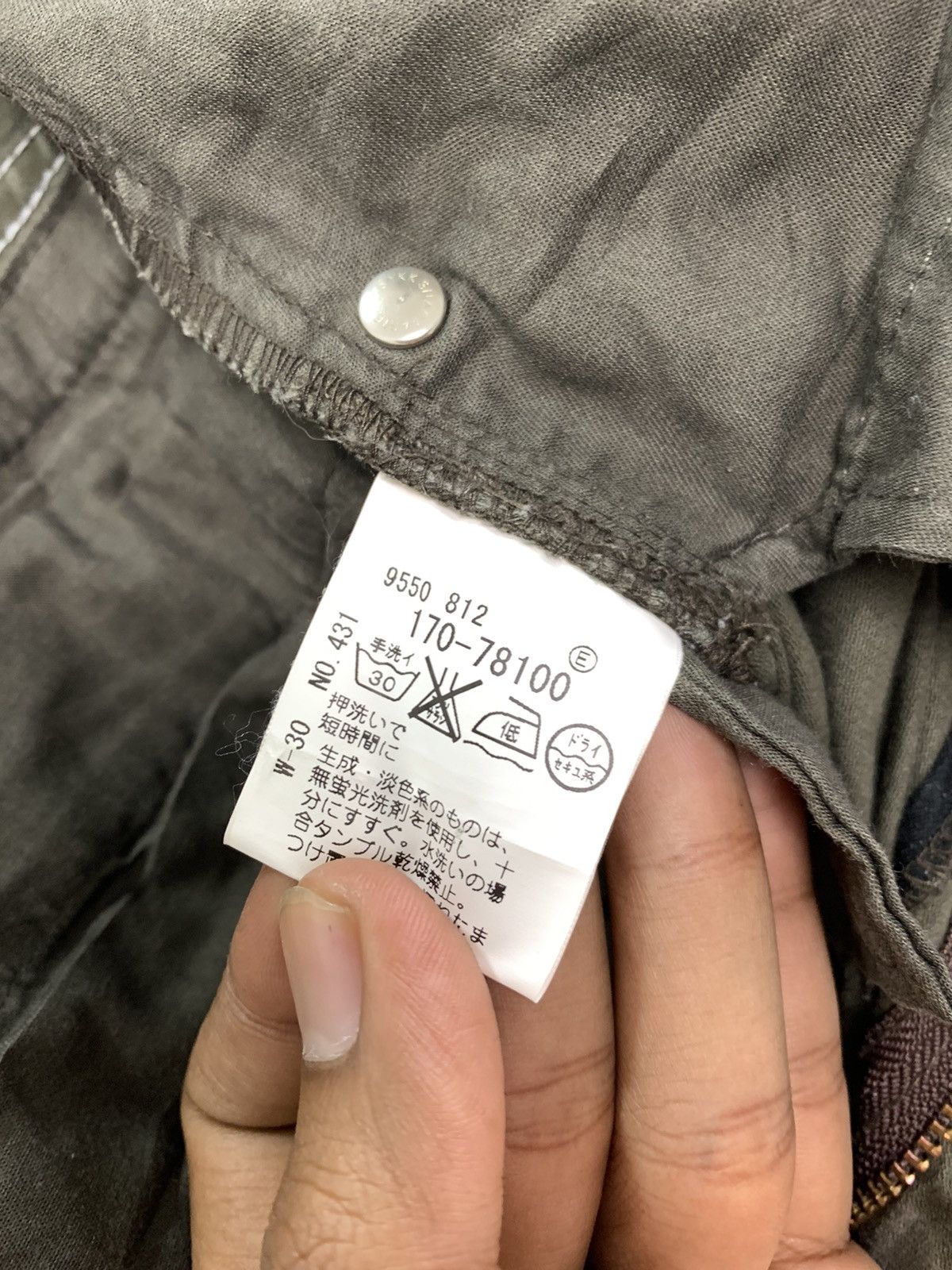 Japanese Brand × Seditionaries × Takeo Kikuchi TAKEO KIKUCHI 90s 9 Multipocket Punk Rock Skinny Cargo Pant Size US 30 / EU 46 - 21 Thumbnail