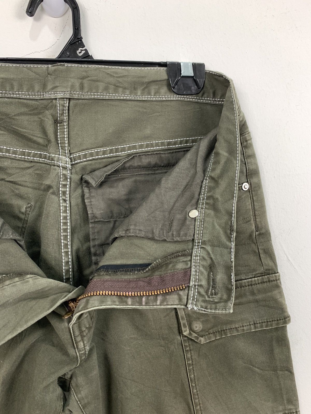 Japanese Brand × Seditionaries × Takeo Kikuchi TAKEO KIKUCHI 90s 9 Multipocket Punk Rock Skinny Cargo Pant Size US 30 / EU 46 - 19 Thumbnail