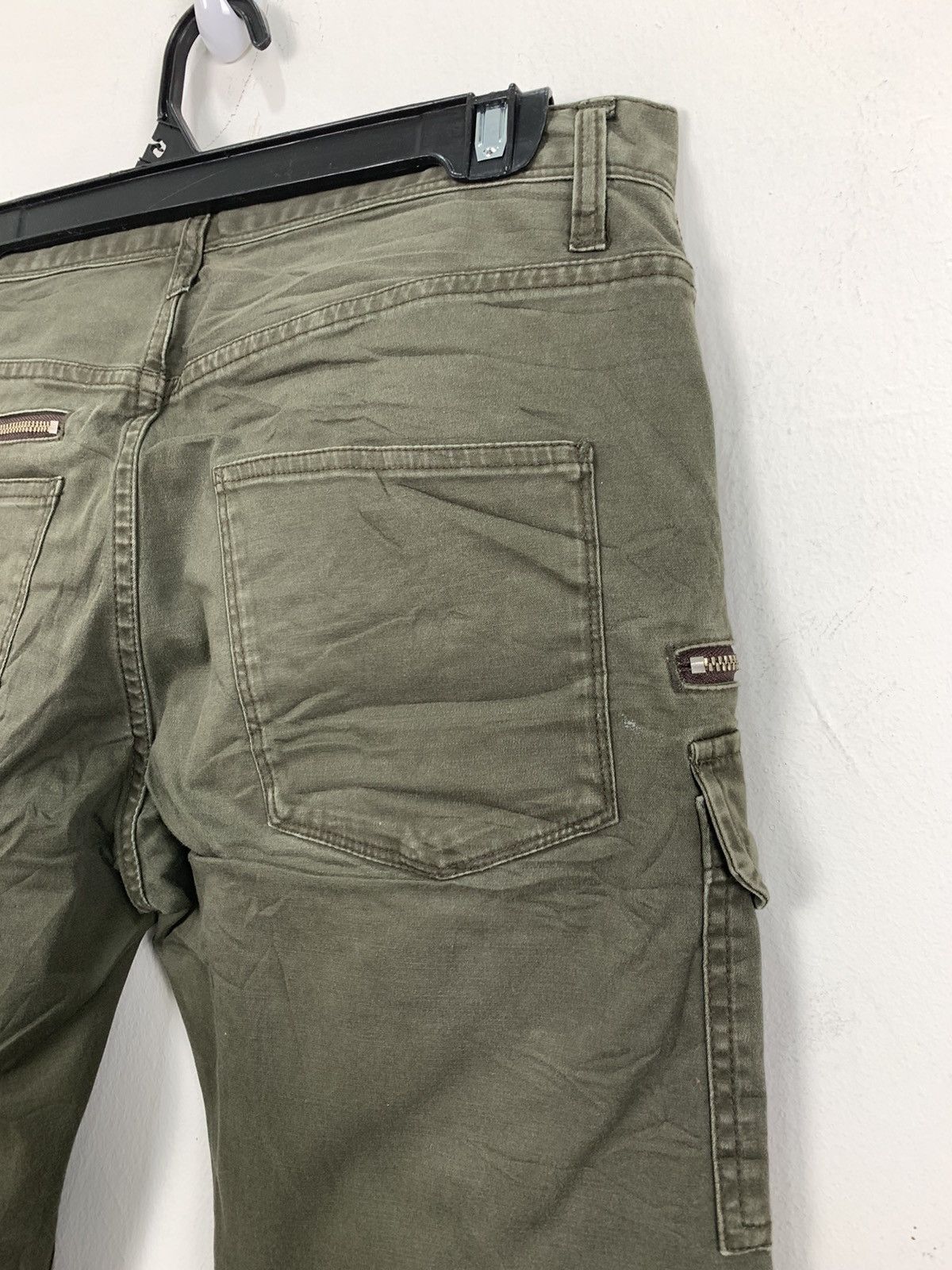 Japanese Brand × Seditionaries × Takeo Kikuchi TAKEO KIKUCHI 90s 9 Multipocket Punk Rock Skinny Cargo Pant Size US 30 / EU 46 - 15 Thumbnail