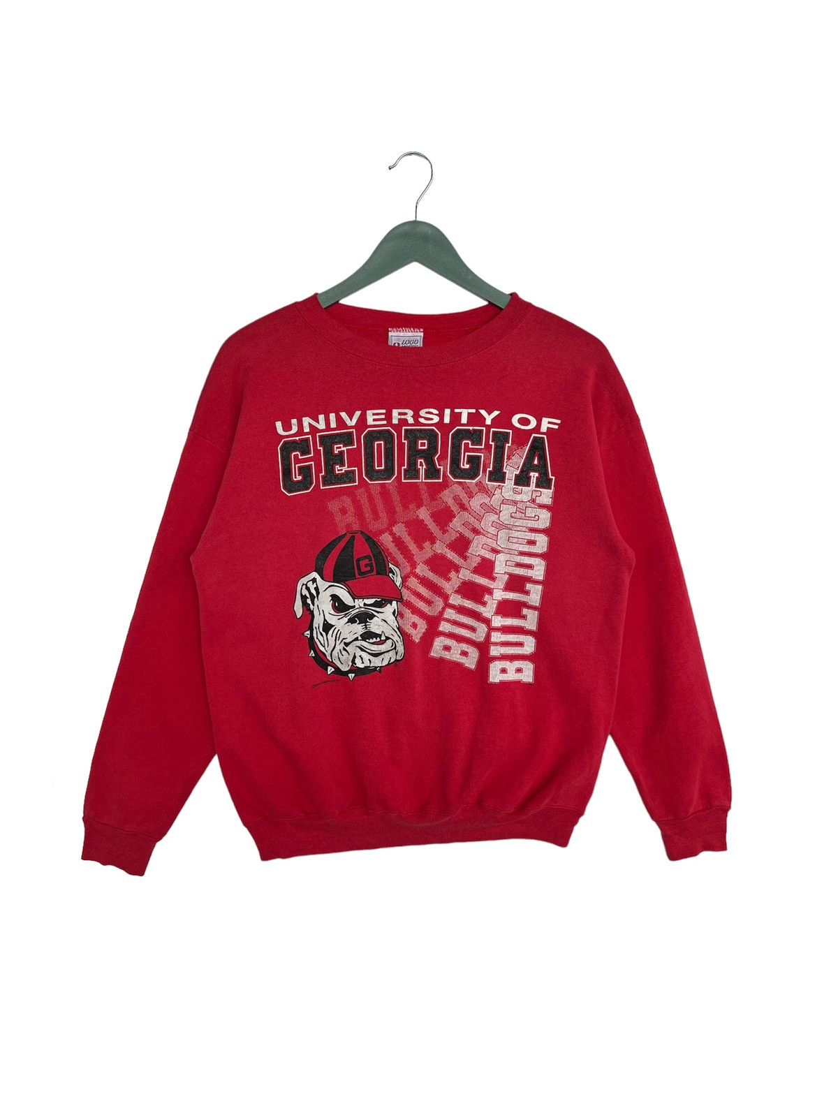 Vintage 1993 University Of Georgia Bulldog Sweatshirt Size US XL / EU 56 / 4 - 1 Thumbnail