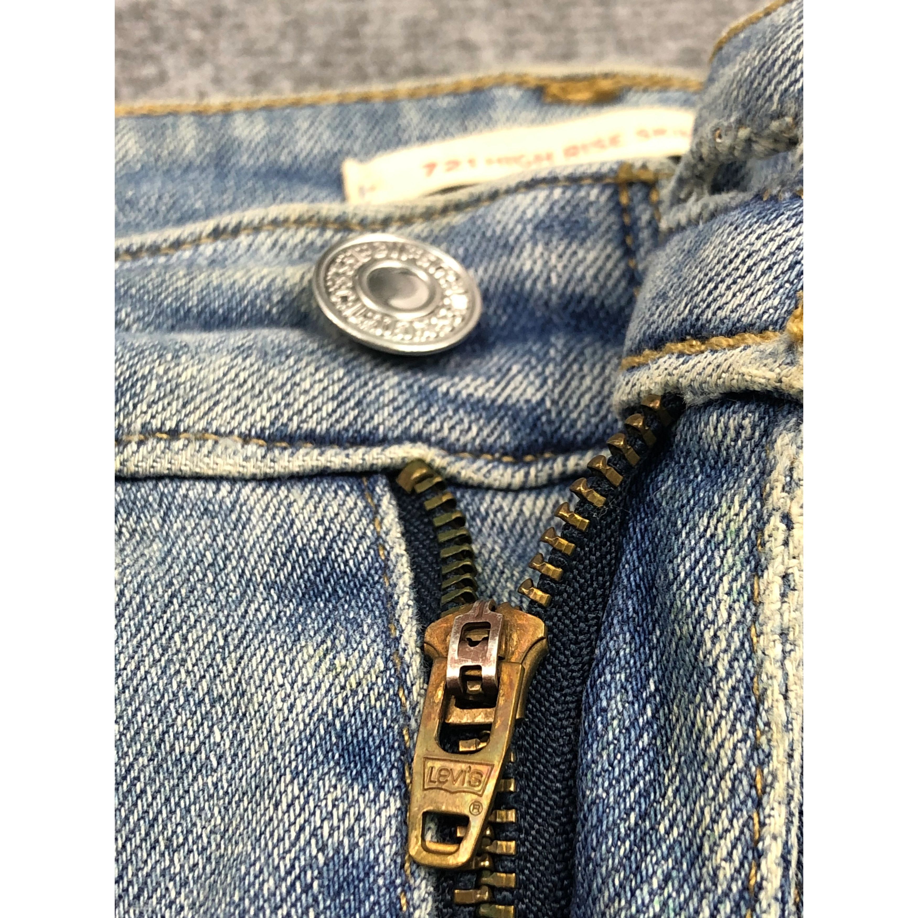Levi's Vintage Levis 721 Skinny Denim DP0248 Size US 30 / EU 46 - 8 Thumbnail