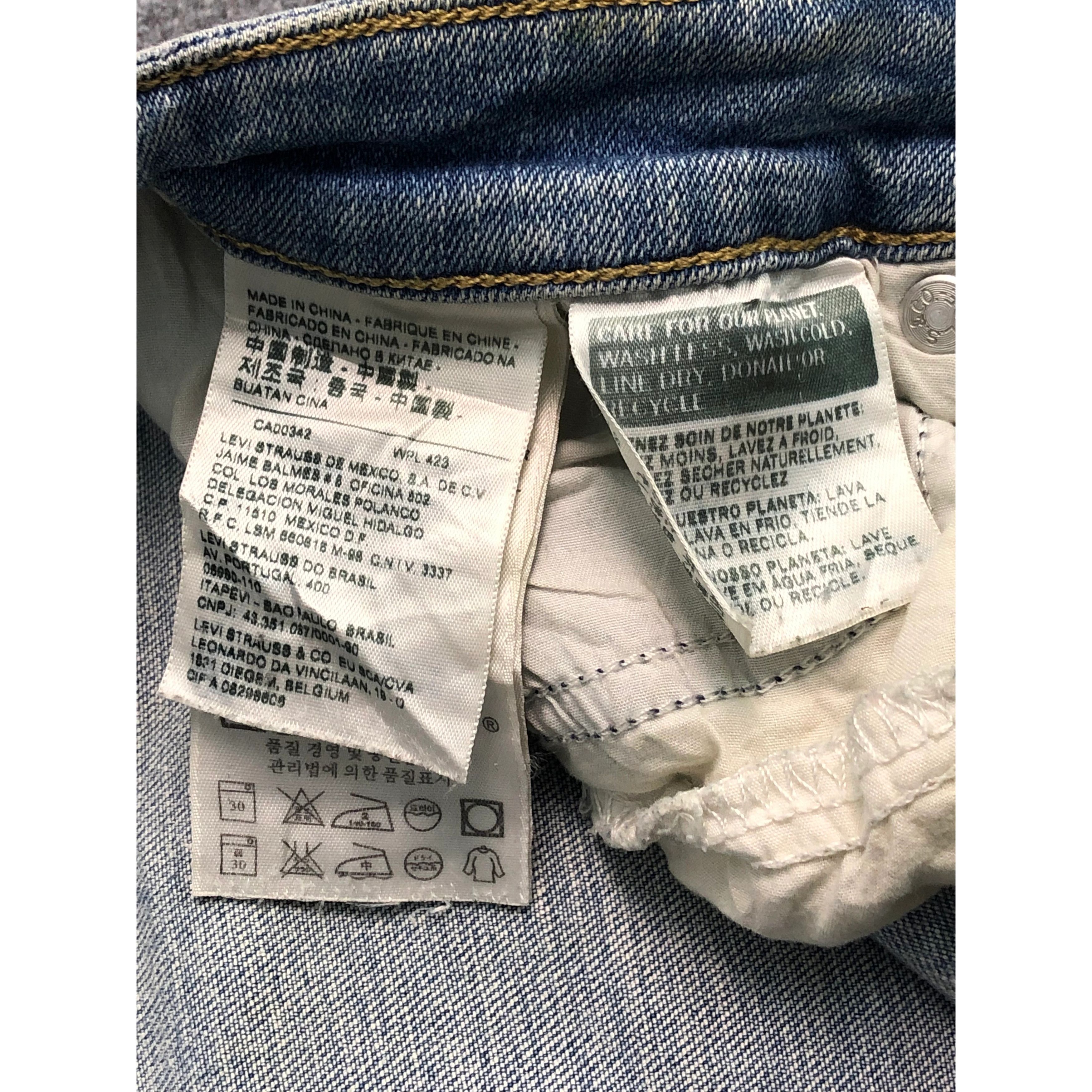 Levi's Vintage Levis 721 Skinny Denim DP0248 Size US 30 / EU 46 - 6 Thumbnail