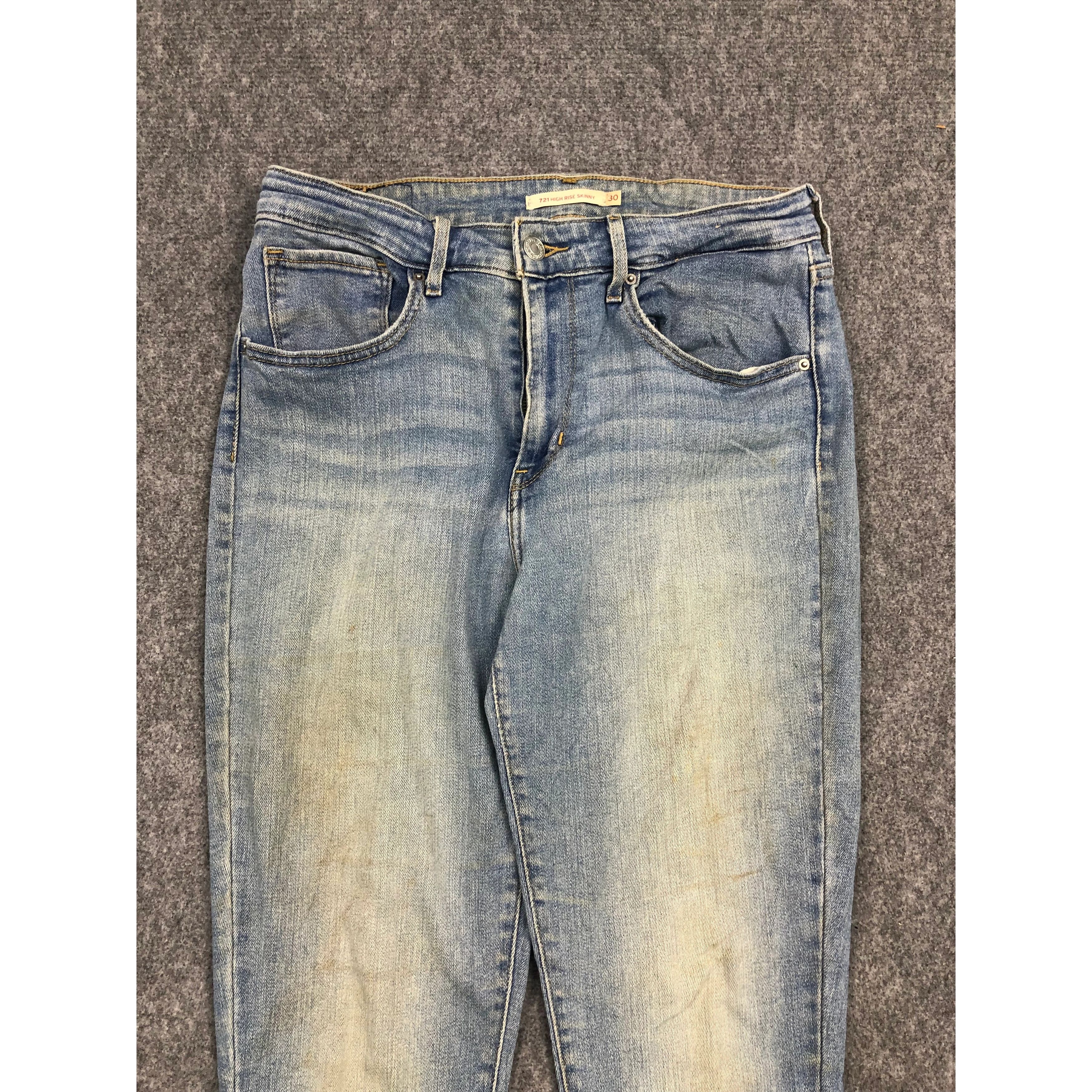 Levi's Vintage Levis 721 Skinny Denim DP0248 Size US 30 / EU 46 - 3 Thumbnail
