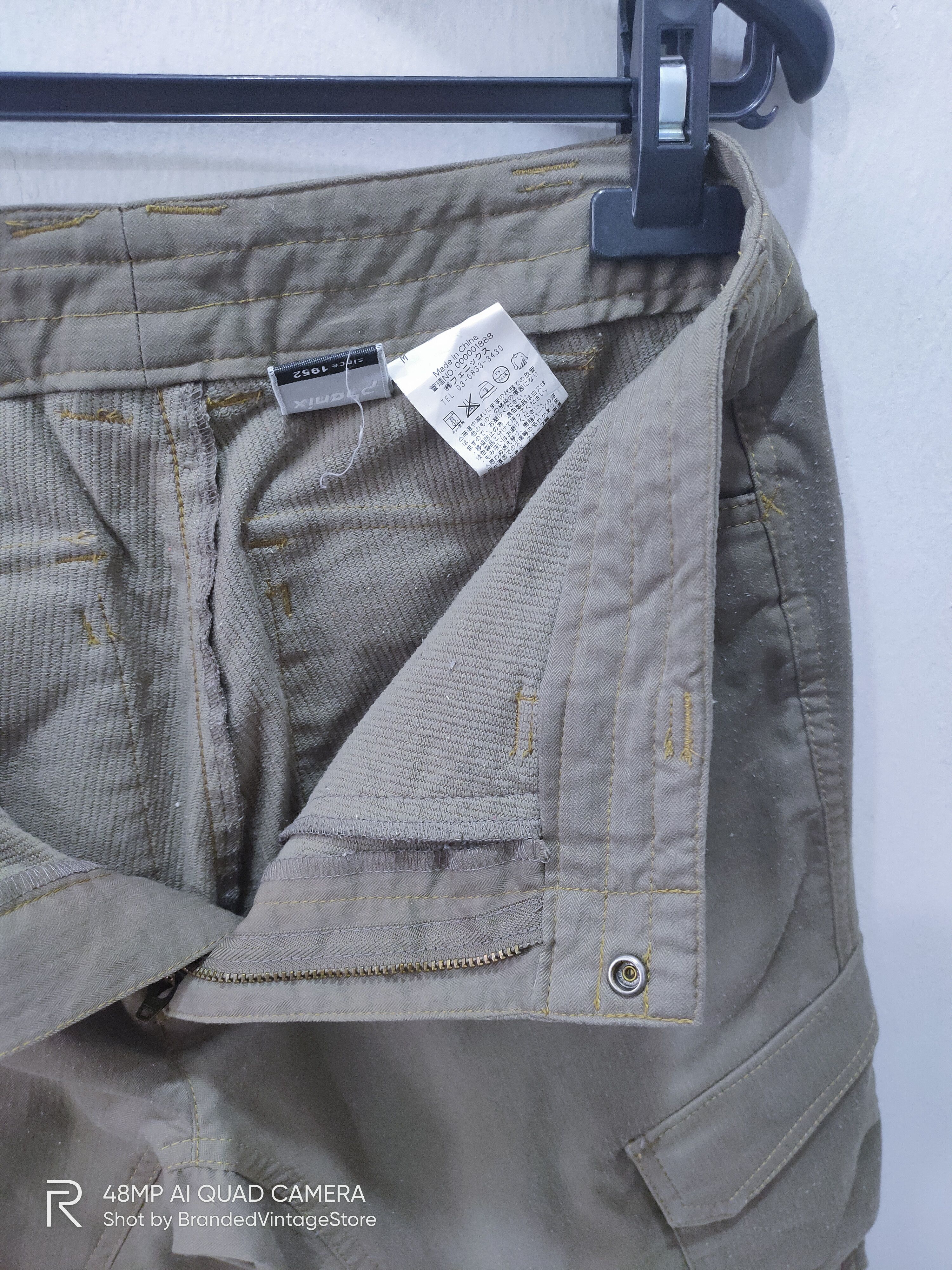 Japanese Brand × Phoenix Clothing PHENIX Striped Double Knee Multipocket Tactical Cargo Pants Size US 30 / EU 46 - 18 Thumbnail
