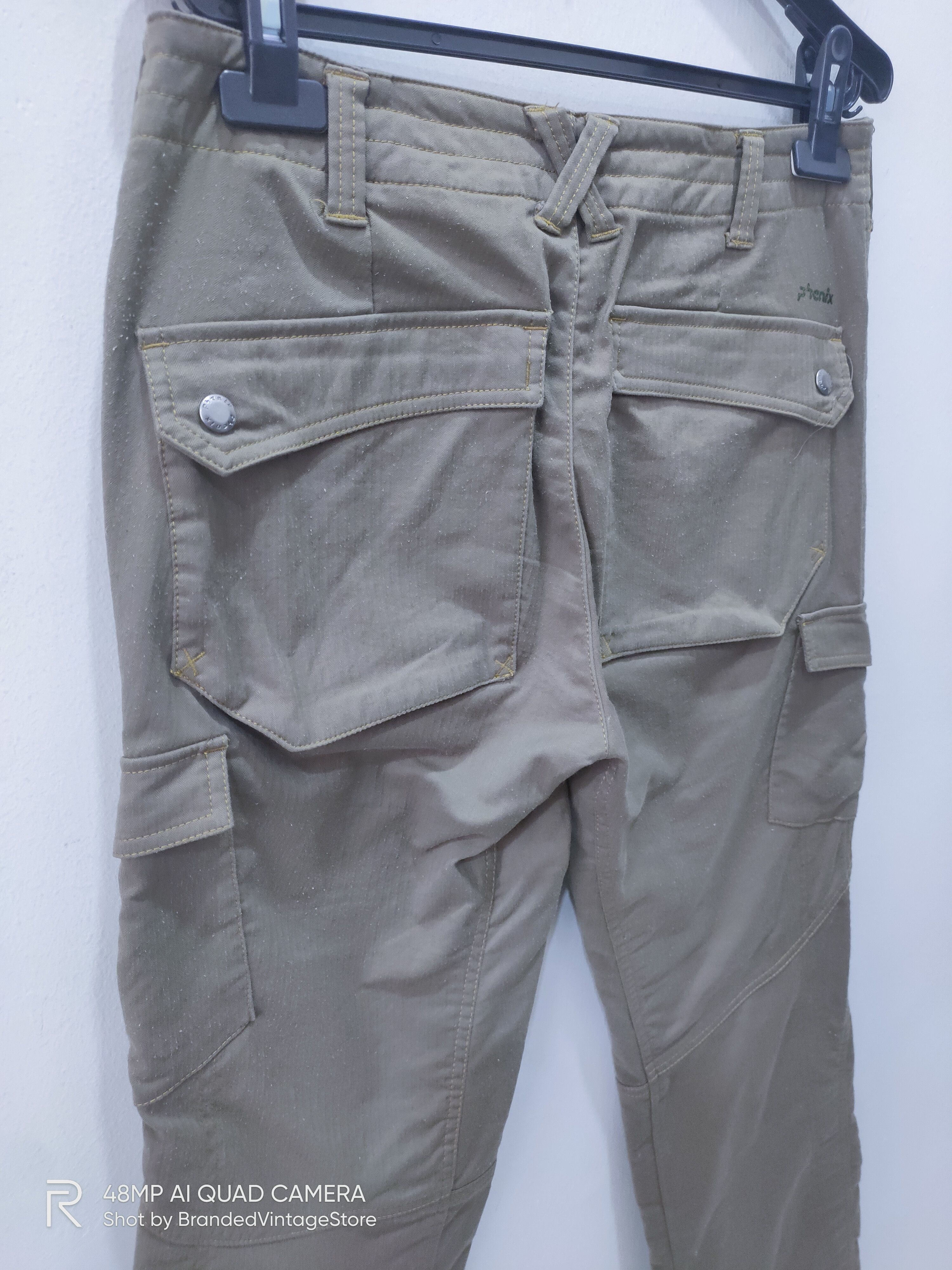 Japanese Brand × Phoenix Clothing PHENIX Striped Double Knee Multipocket Tactical Cargo Pants Size US 30 / EU 46 - 12 Thumbnail