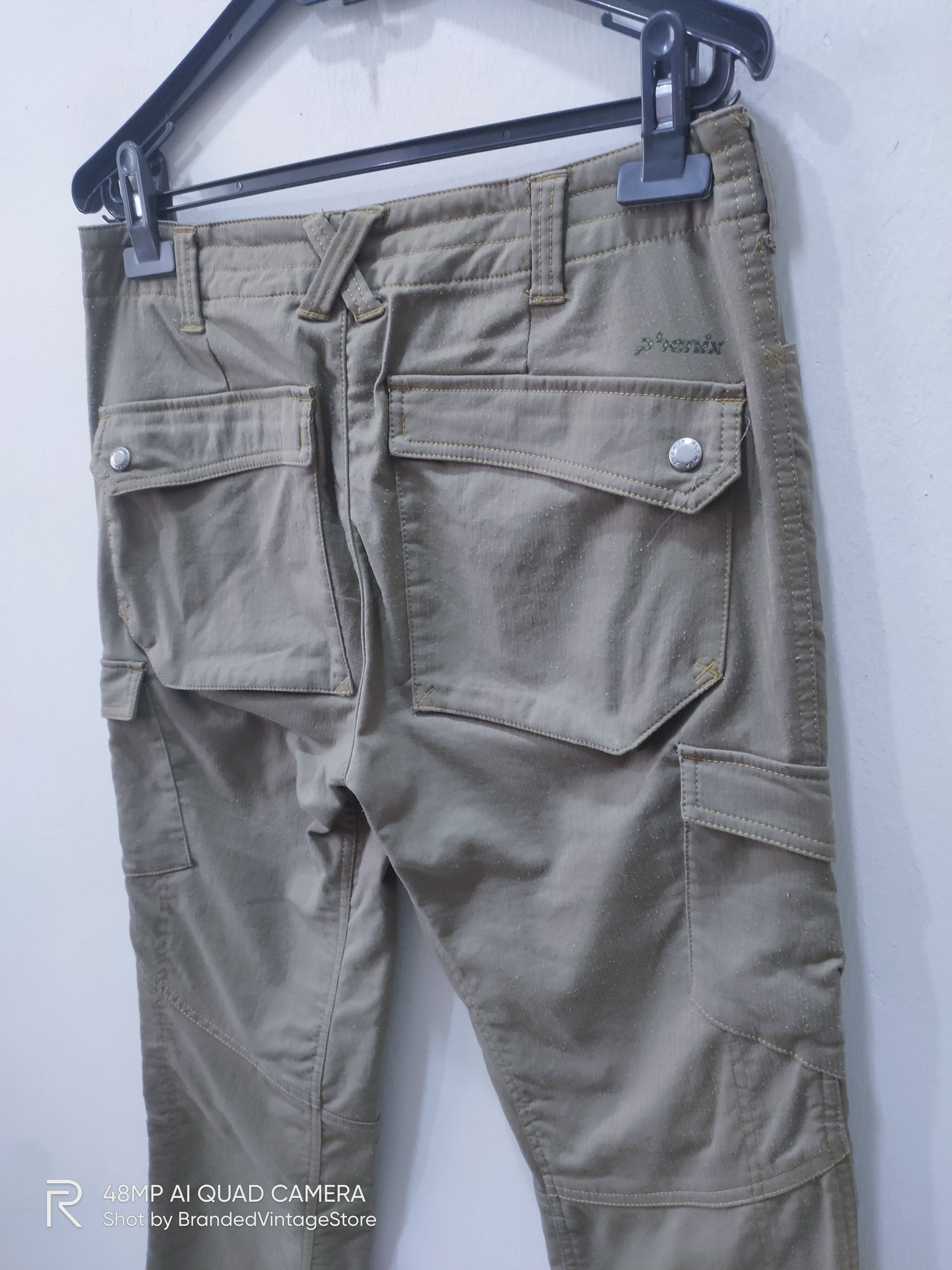 Japanese Brand × Phoenix Clothing PHENIX Striped Double Knee Multipocket Tactical Cargo Pants Size US 30 / EU 46 - 14 Thumbnail