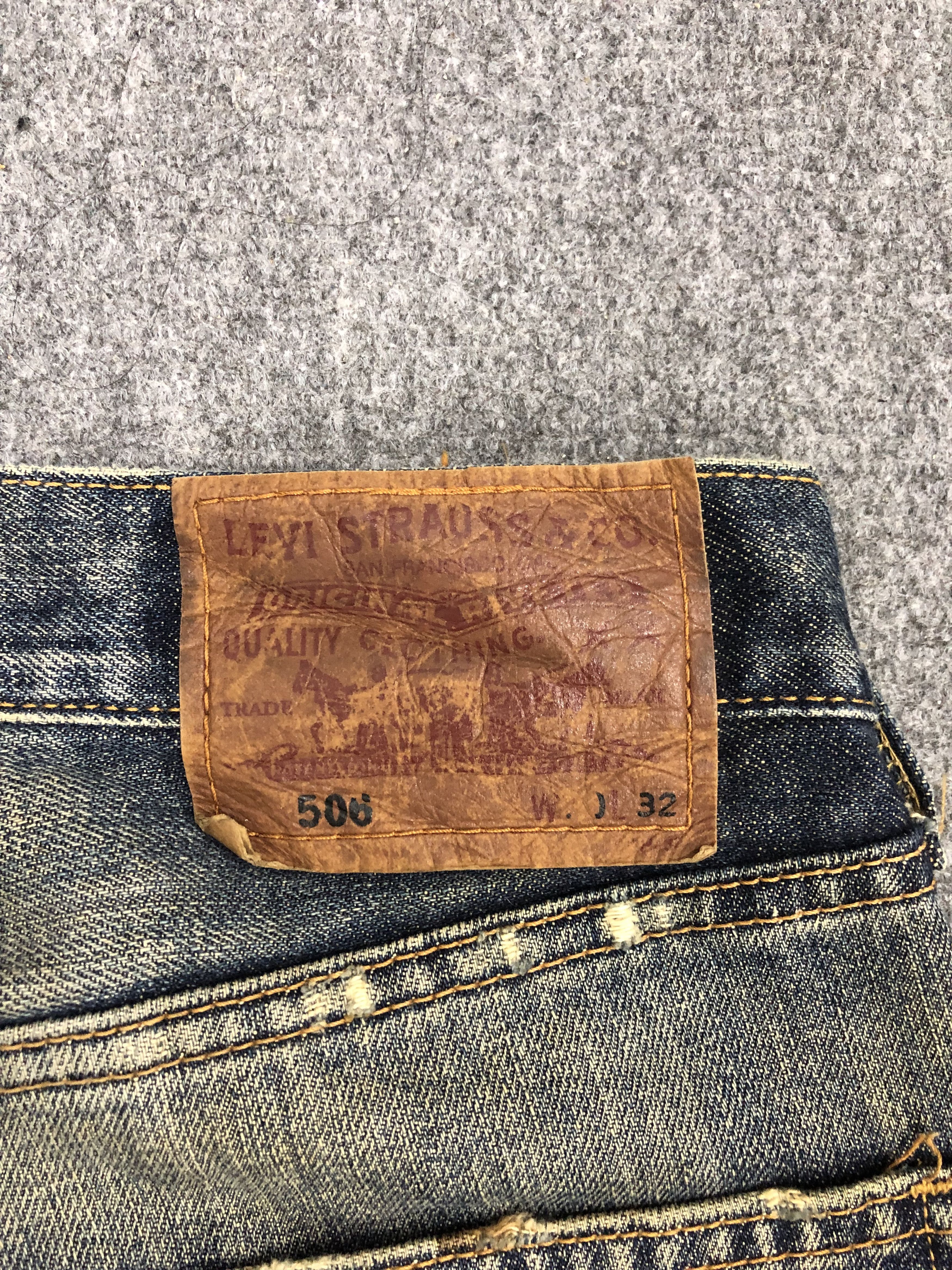 Levi's Vintage Levis 506 Light Wash Jeans DP1249 Size US 30 / EU 46 - 5 Thumbnail